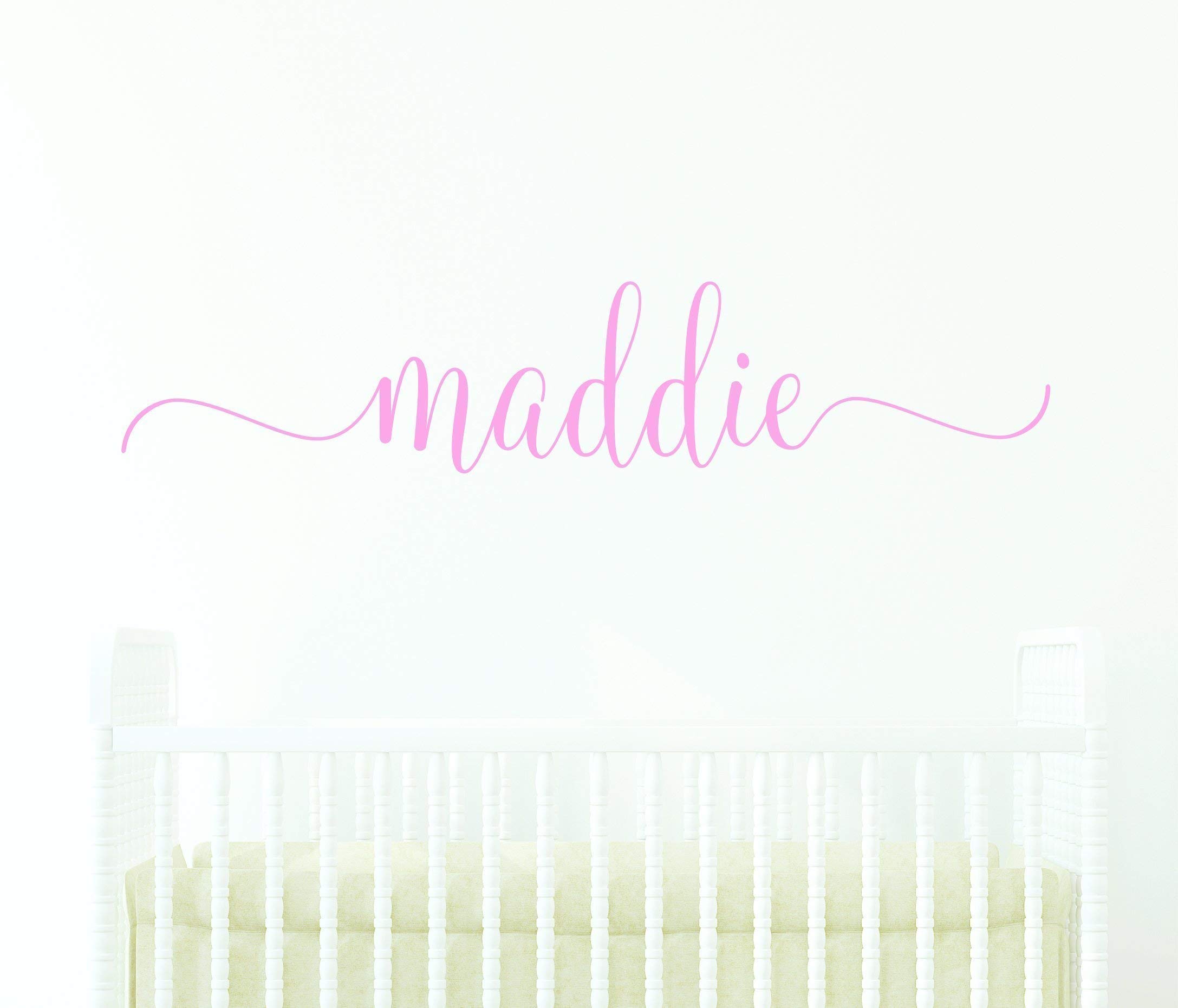 Personalized Girls Room Wall Decals - Custom Name Letter Stickers for Nursery & Bedroom Decor - Perfect for Baby Shower Gifts & Kids Room Makeover