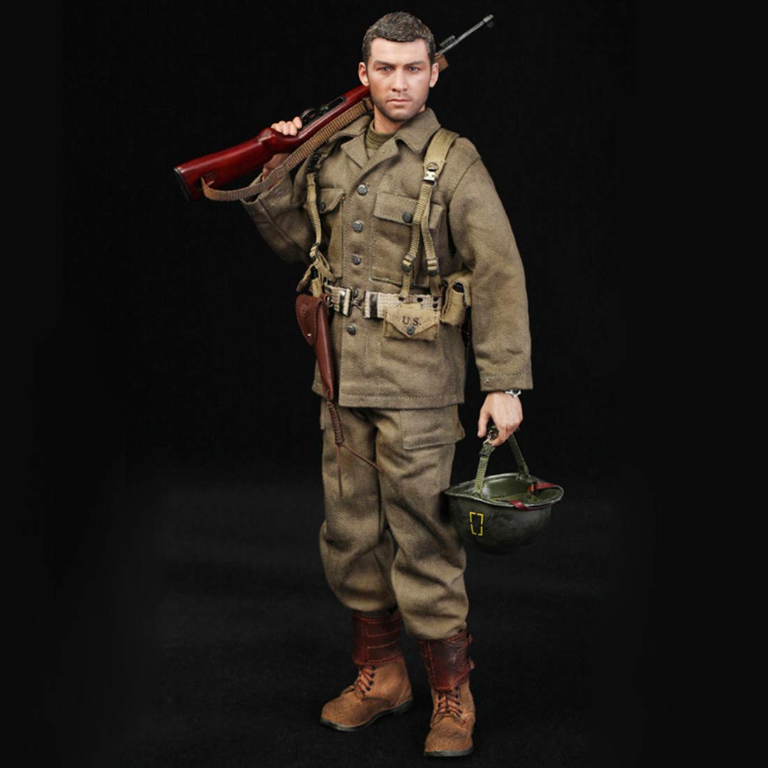 FINER SHOP 12-inch 1/6 Scale US Army Soldier Action Figure - Highly Poseable Military Model with Accessories Set | Collectible Army Toy for Kids & Adults | Perfect for Display, Role Play & Gift Giving