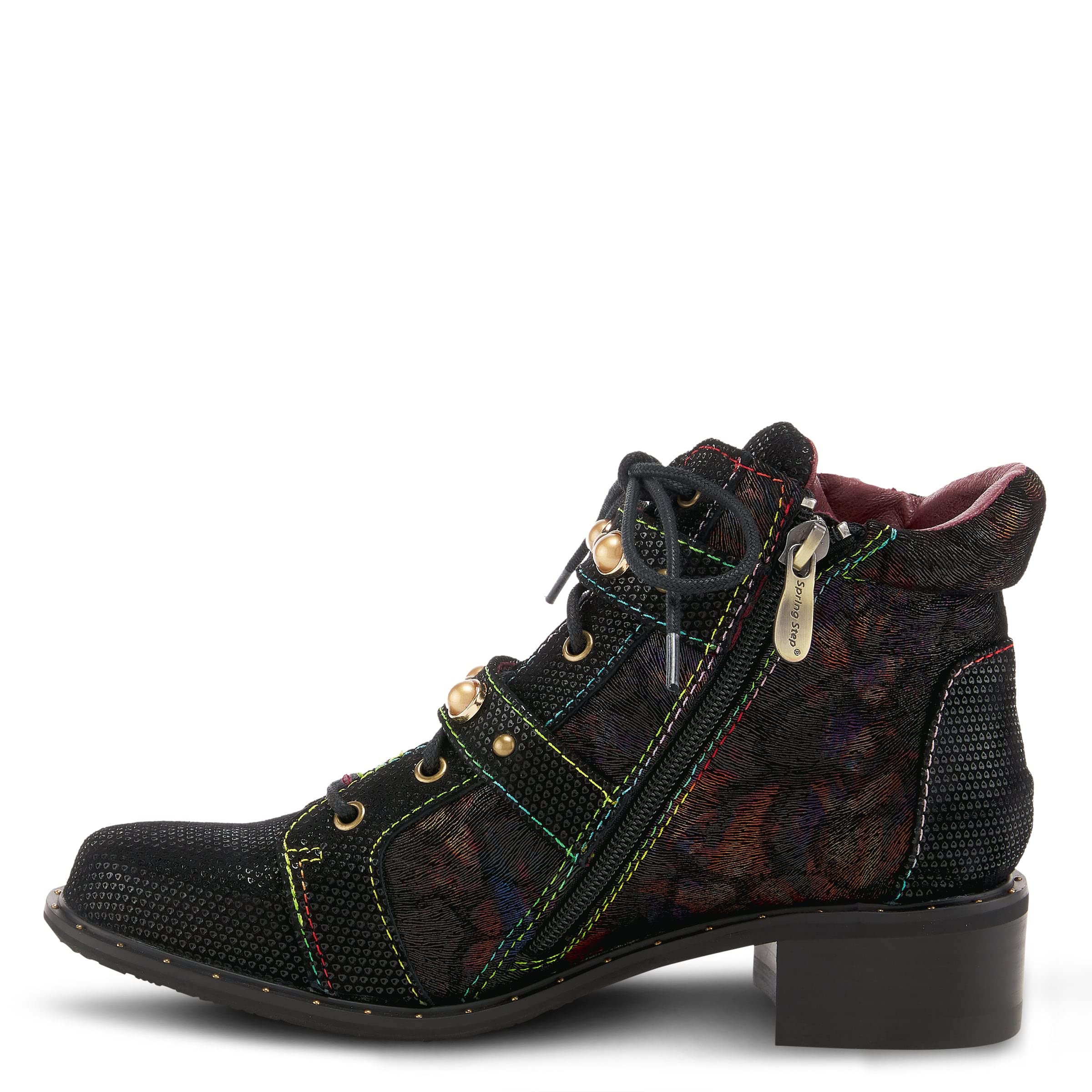 Spring Step L'Artiste Women's Chrissy Bootie - Comfortable Ankle Boots for Women, Fashion Casual & Work Shoes with Cushioned Insole (Great for Office, Walking & Daily Wear)