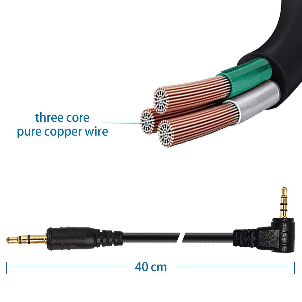 Nikon Camera Remote Shutter Release Cable - 3.5mm DC0 Plug Compatible with TW-283 Series & Pixel Shutter Control | Perfect for Time-Lapse, Group Photos & Hands-Free Shooting