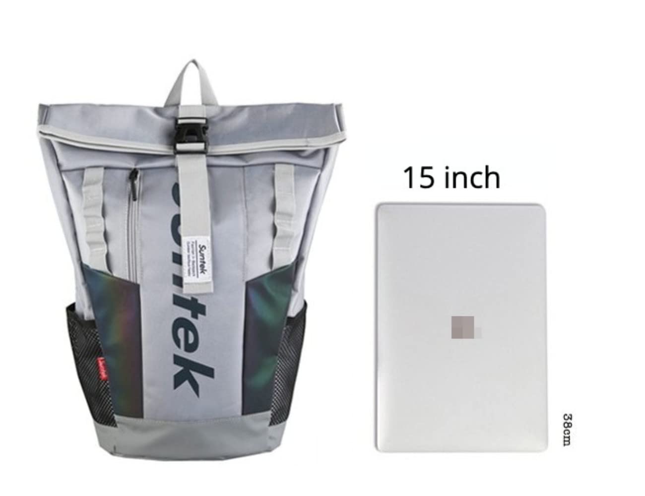 Waterproof Reflective Cycling Backpack - Anti-Theft Hiking Daypack for Outdoor Travel & Commuting, Laptop Compatible Water-Resistant Bike Backpack (Grey) - Perfect for Cycling, Hiking, Camping and Daily Commute