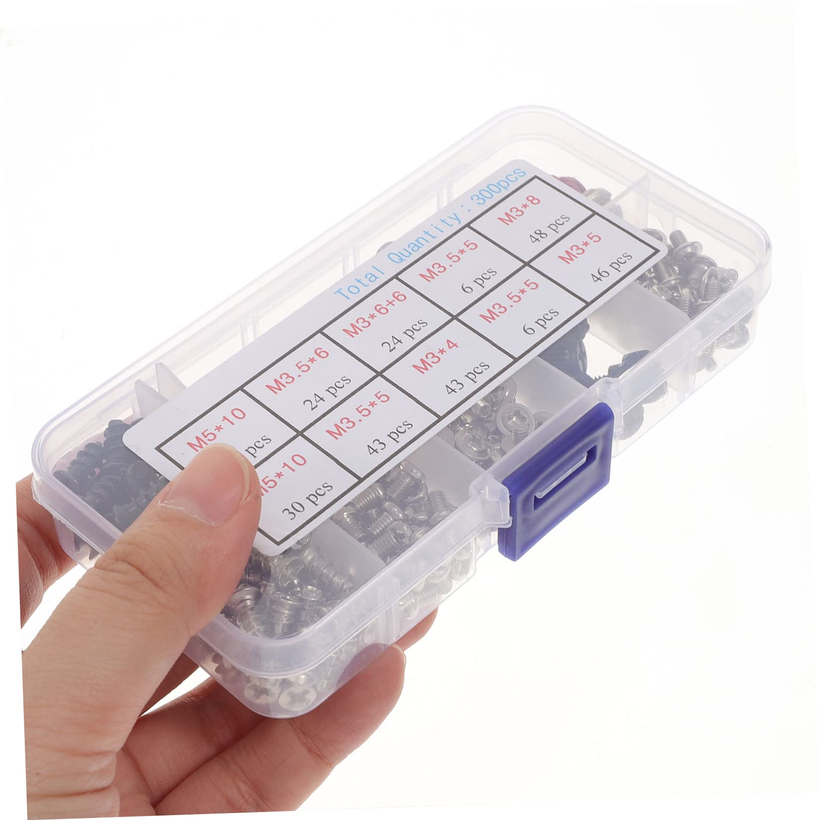 【Mikikit】1 Set Computer Host Screw Kit - Laptop Stands, Motherboard Screws, Fan Mounting, DIY Computer Build, Countersunk Bolts, Small Screws - Perfect for PC Assembly & Laptop Repair