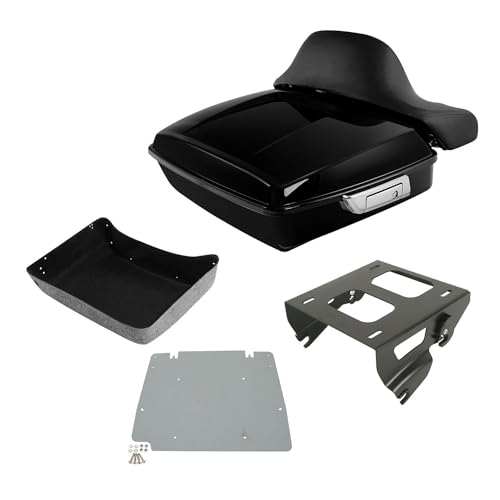 Black Solo Mount Rack Tour Pack Set Style #3