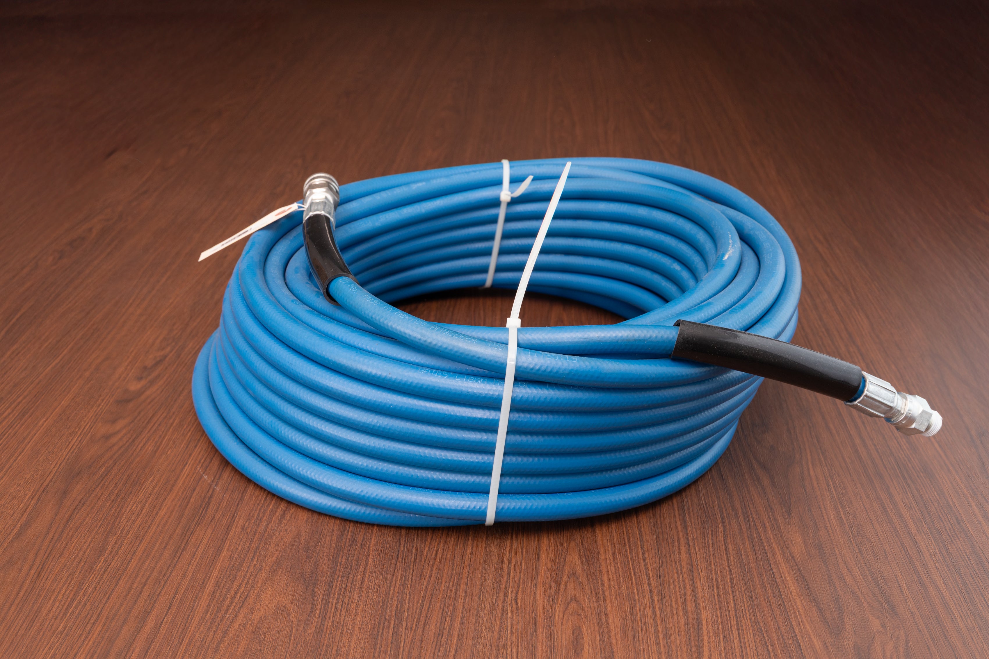 3/8 Inch High Pressure Hose v1.0 - 3000 PSI Reinforced Rubber Water Hose for Garden, Car Washing & Industrial Use - Fits Standard Hose Reels