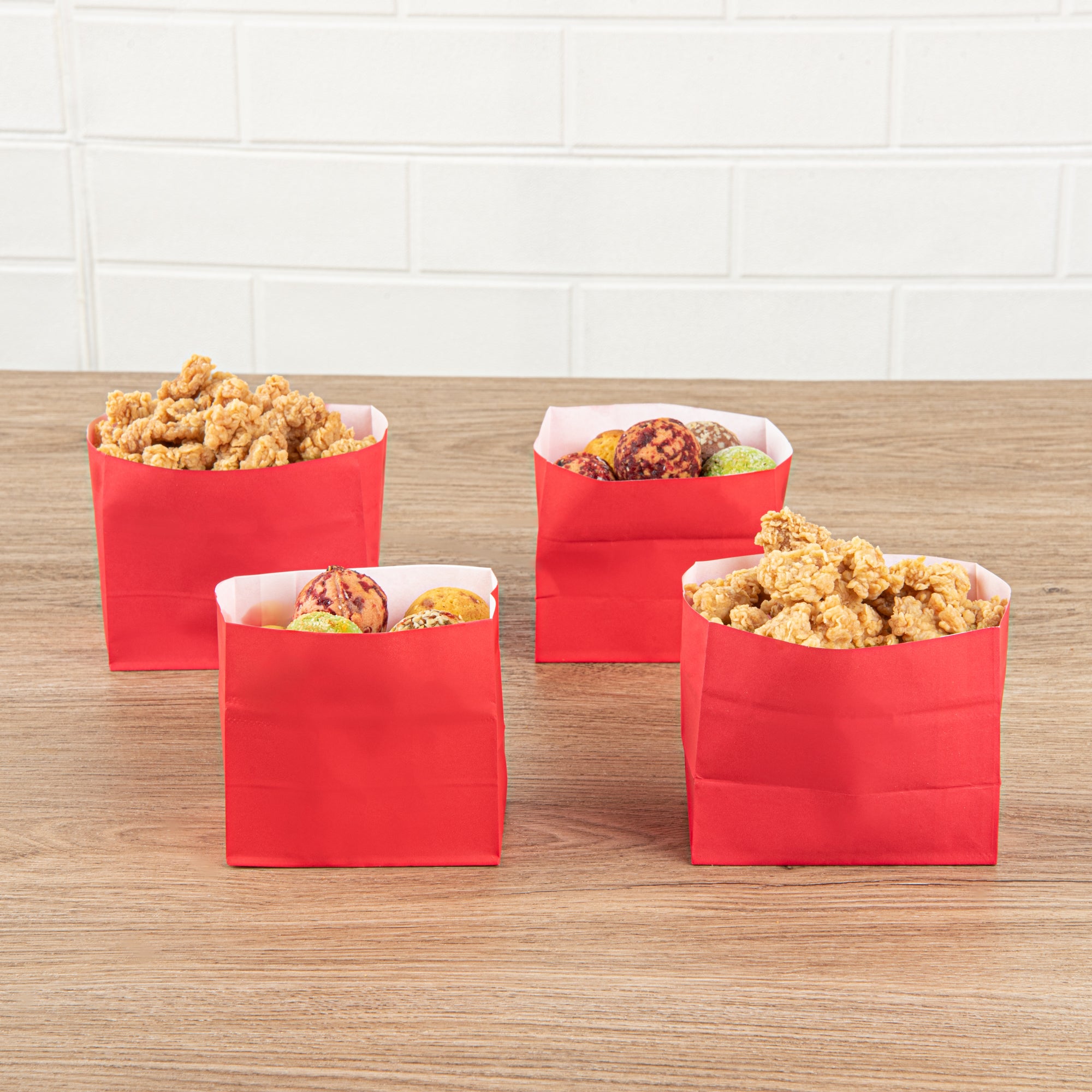 Red Small Snack Bags 3.75