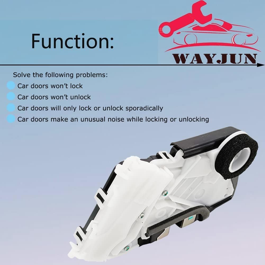 WayJun 72110-T0A-A12 Power Door Lock Actuator - Front Right Passenger Side Replacement for 2013-2017 Honda Accord | Auto Lock Repair Part for Smooth Door Locking Mechanism