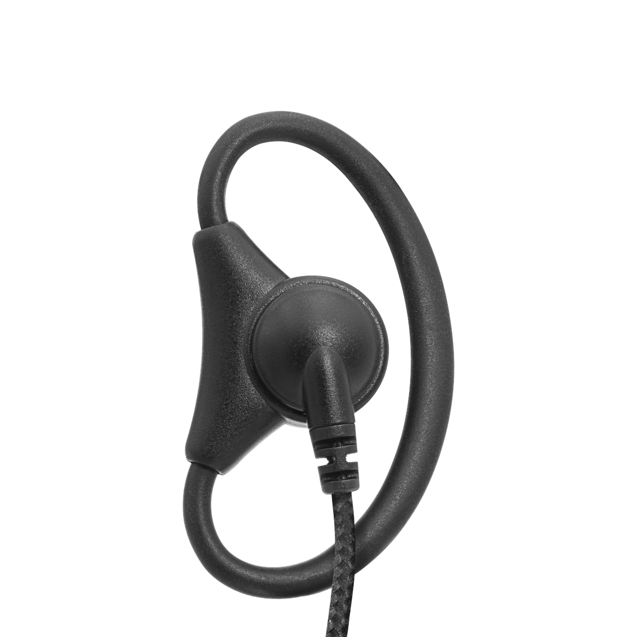 Atlantic Radio DRA1W Y6 1 Wire D Ring Adjustable Earpiece - Secure & Comfortable Headset for Security, Retail & Customer Service Professionals
