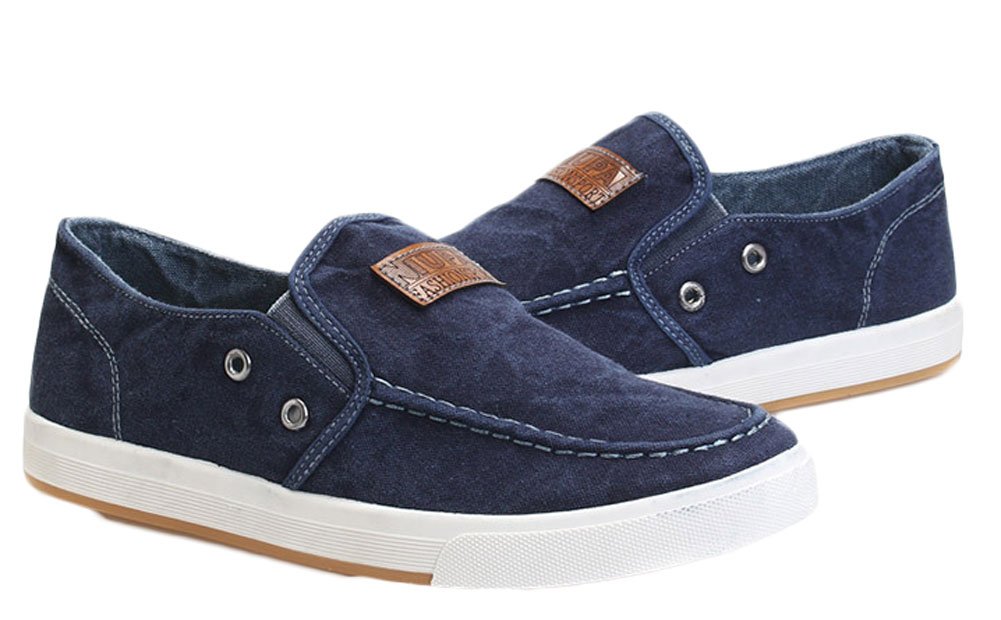 King Ma Men's Casual Canvas Shoes - Lightweight & Comfortable Sneakers for Walking, Travel & Everyday Wear