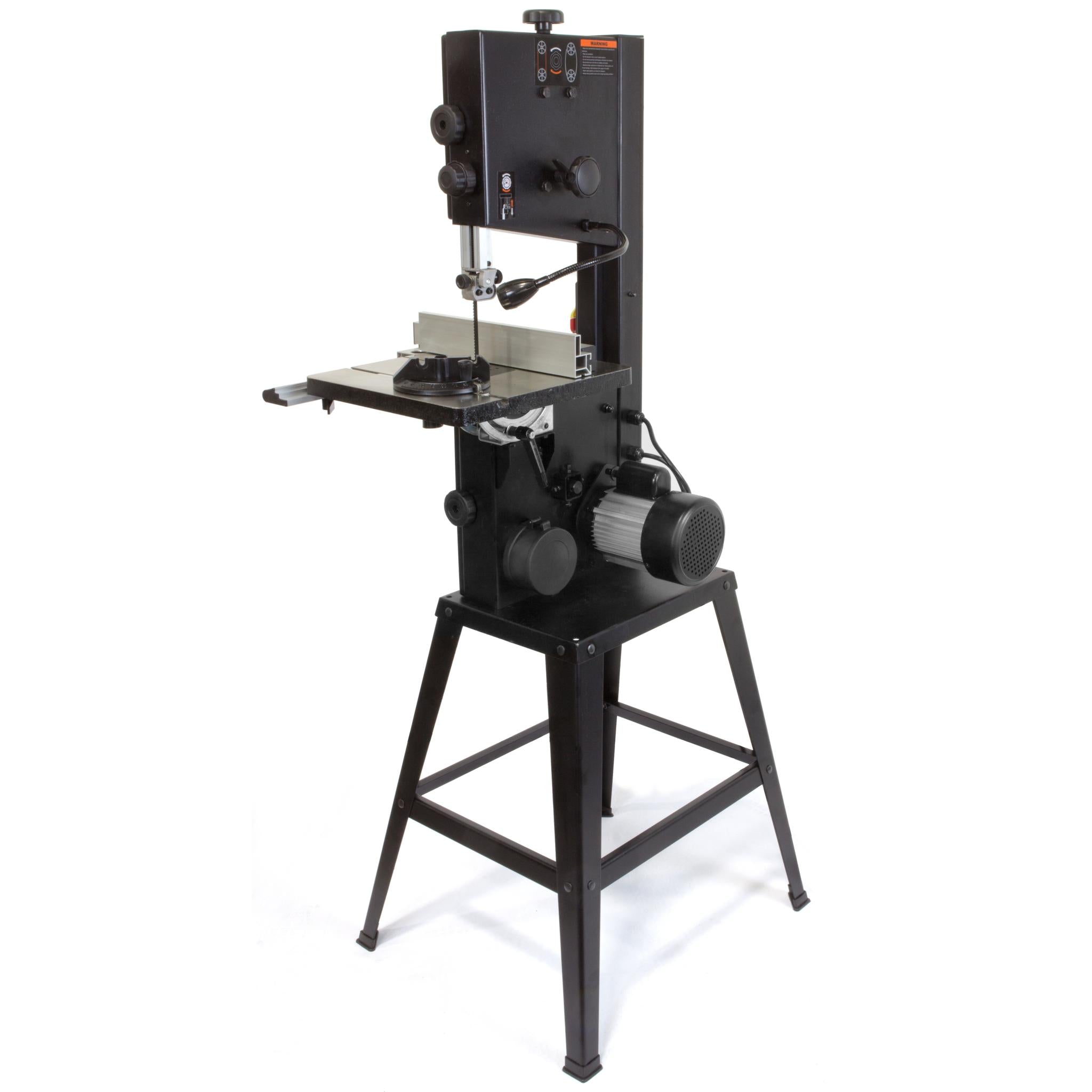 WEN BA3962 10-Inch Band Saw with Stand - 3.5 Amp 2-Speed Power Tool with Work Light for Woodworking & Metal Cutting | DIY Projects & Professional Workshop Use