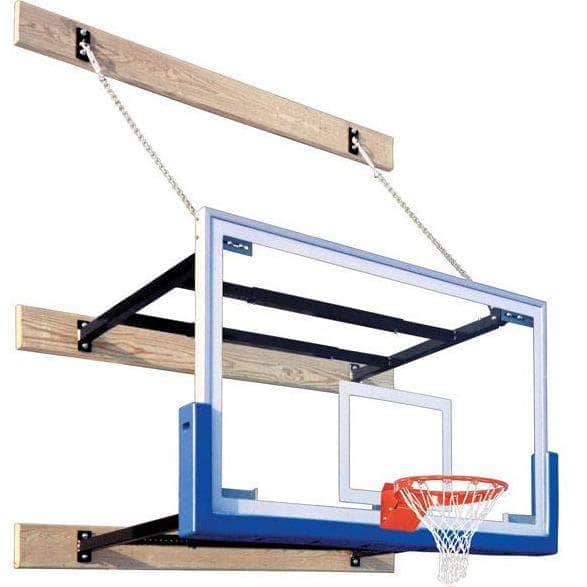First Team SuperMount46 Adjustable Wall Mount Basketball Hoop - Indoor Basketball Goal System for Home, Gym & Playroom - Perfect for Kids & Adults Training & Fun Games