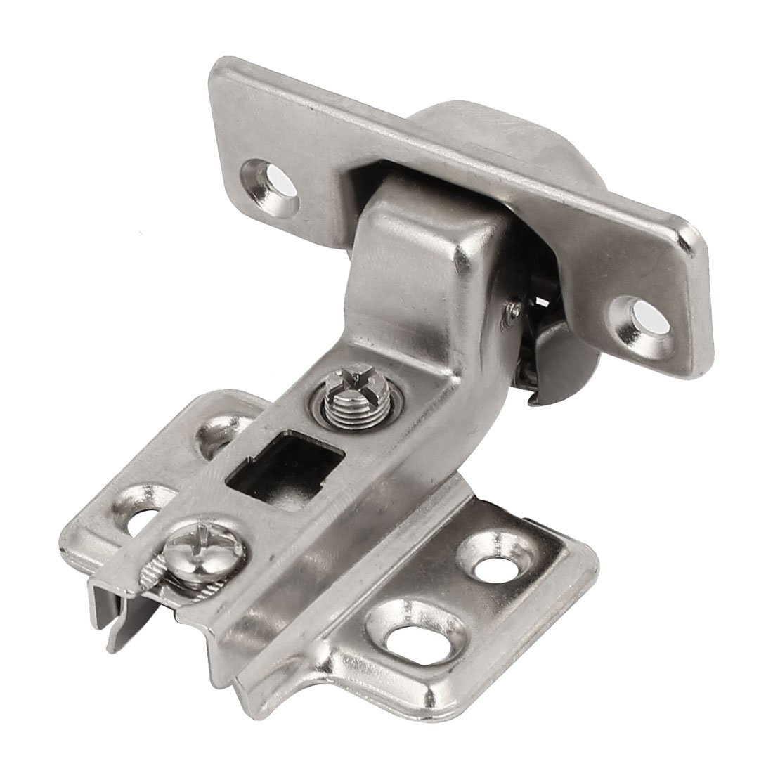 uxcell 105mm x 63mm x 33mm Heavy Duty Metal Concealed Self-Closing Cabinet Hinges (2 Pack) - Perfect for Kitchen Cabinets, Wardrobes & Furniture Doors