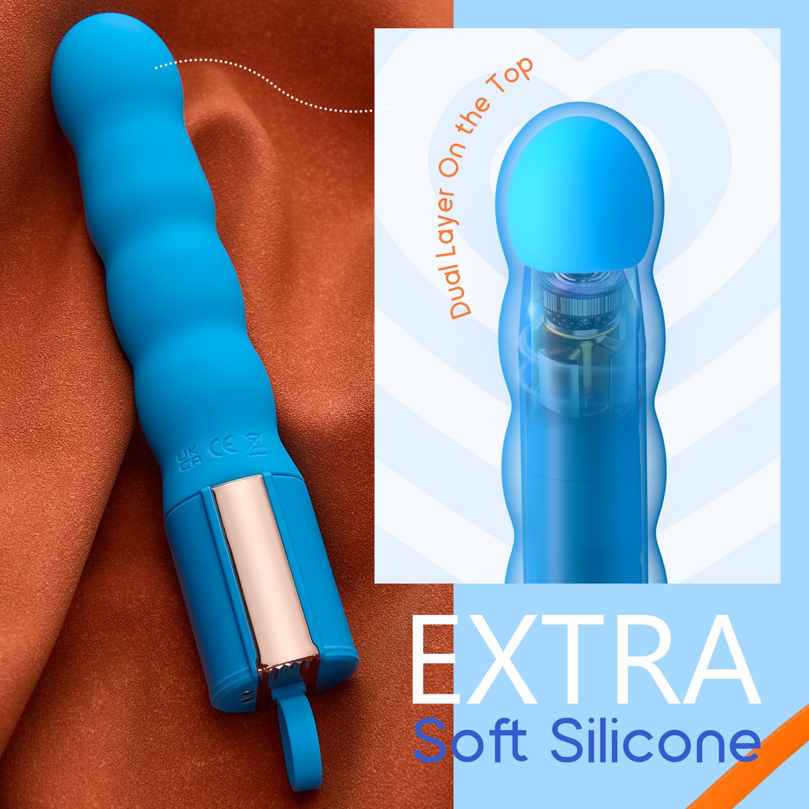 Discreet Thrusting G-Spot Vibrator - Portable Clitoral & Anal Stimulator with 10 Vibration Modes & 7 Thrusting Speeds - Silent Personal Massager for Women - Perfect for Travel, Solo Play & Couples Intimacy