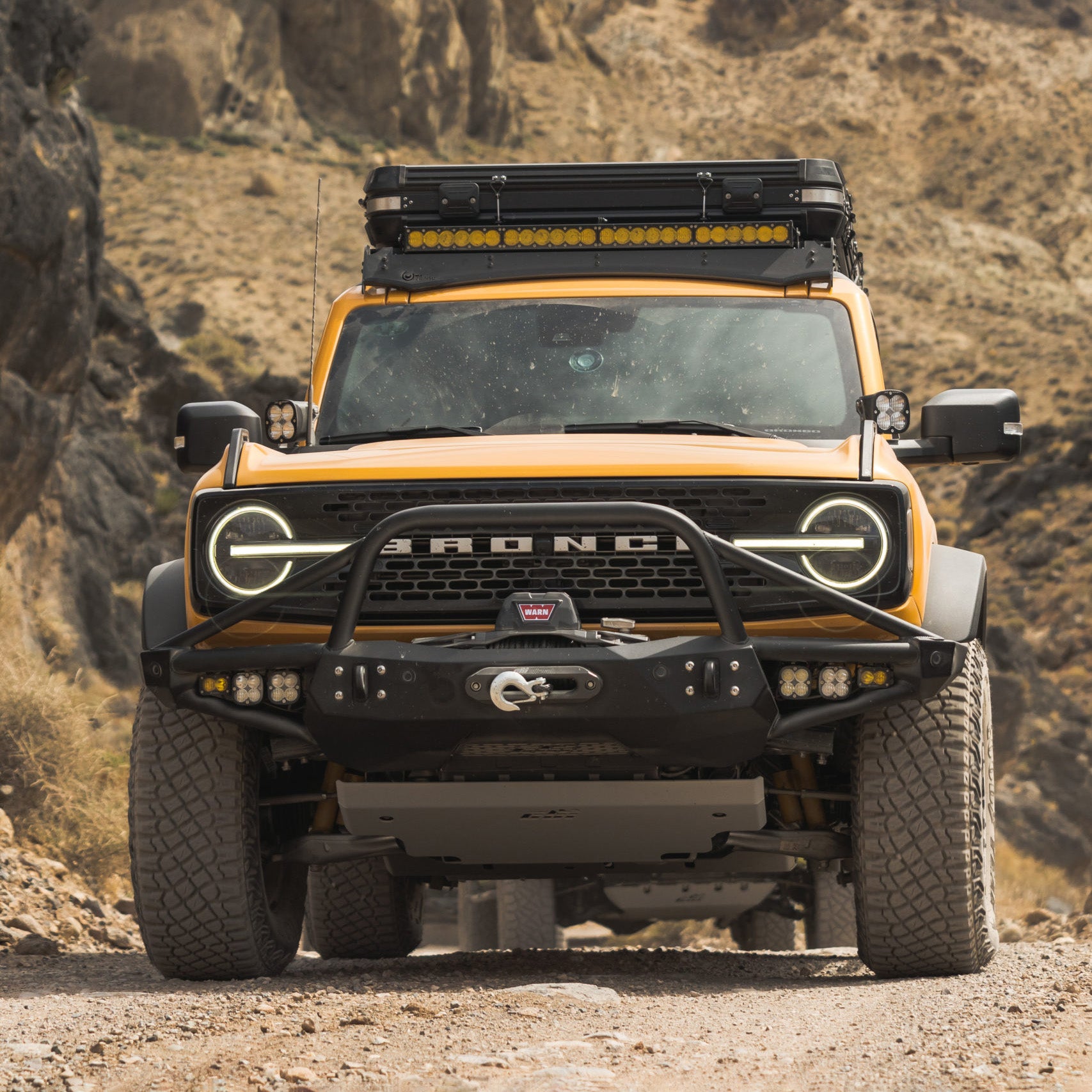 2022-2024 Ford Bronco CBI Off-Road Overland Front Skid Plate - Heavy Duty Protection for Rock Crawling & Trail Adventures