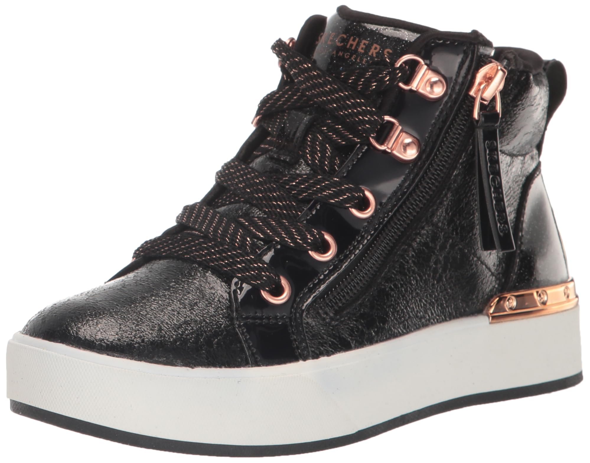 Skechers Baby Girls Street Shoutouts Deluxe Sneakers - Lightweight Comfortable Walking Shoes for Toddlers - Perfect for Playdates, School & Everyday Wear