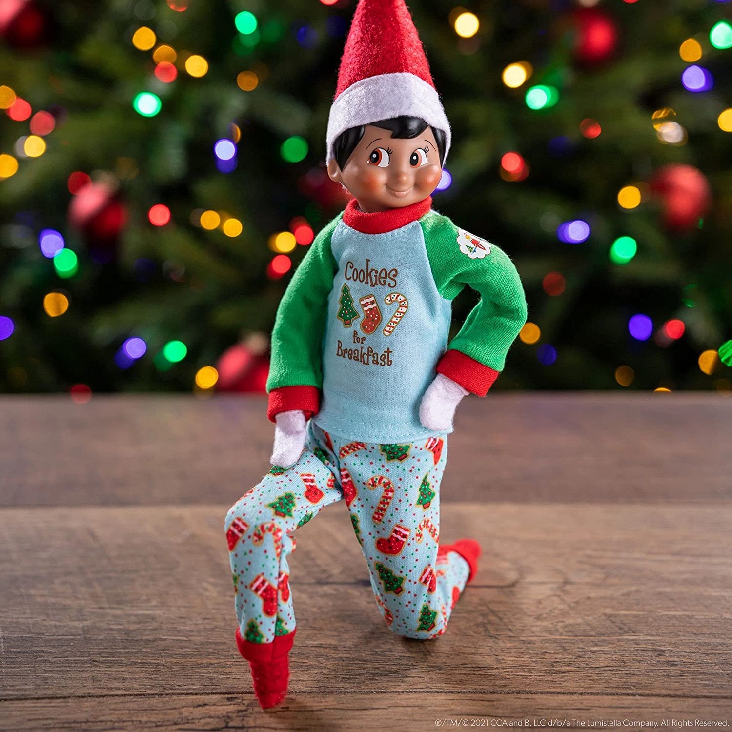 Elf on The Shelf Christmas Tradition Box Set - Blue Eyed Elf, Storybook & Yummy Cookies PJ's Claus Couture Accessories Bundle | Holiday Decor, Family Tradition, Christmas Eve Fun
