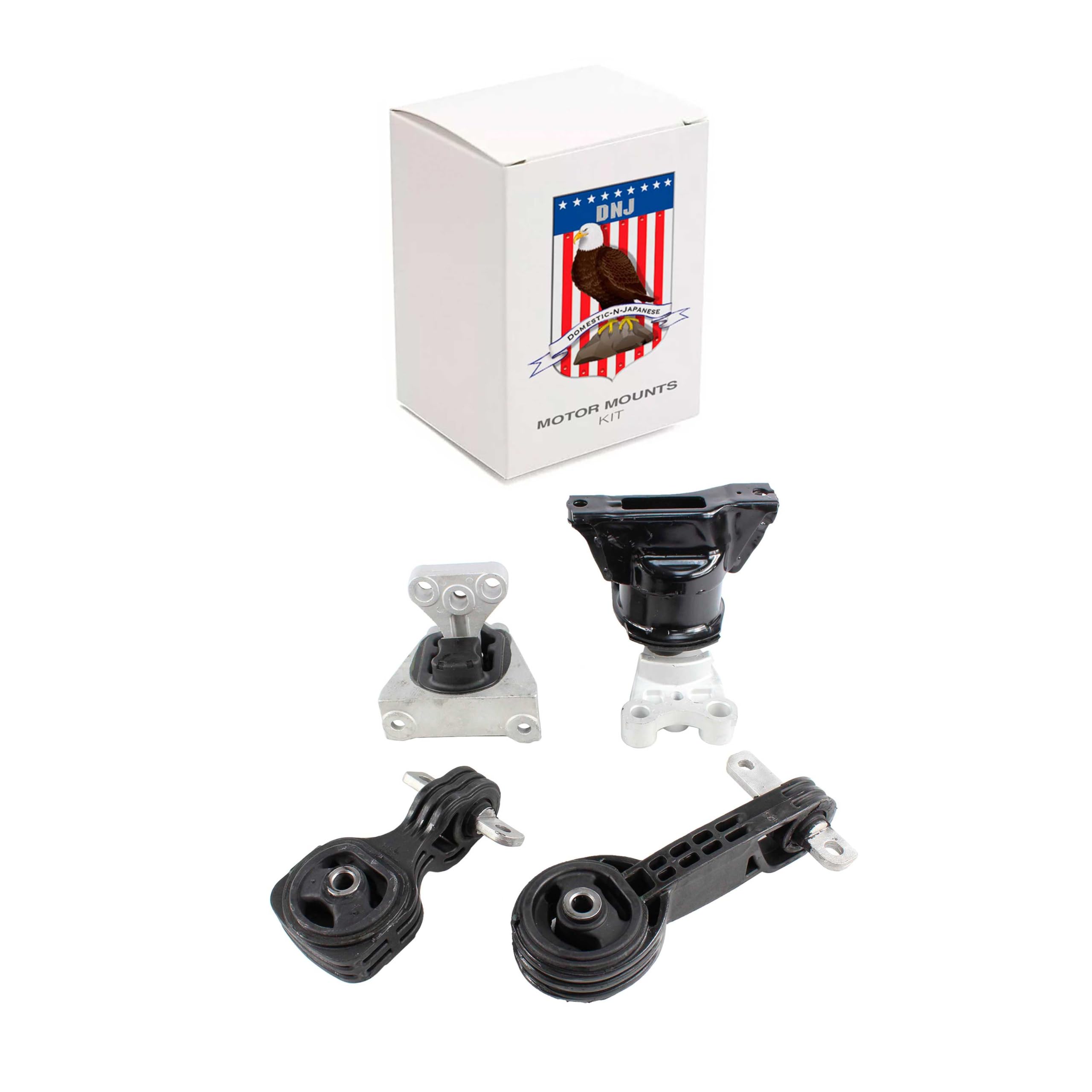 DNJ MMK1038 Motor Mount Kit - Compatible with 2006-2010 Honda Civic 1.8L 4PCS Automatic Transmission | Engine Stabilizer for Smoother Ride & Reduced Vibration | Perfect for Daily Commuting & Performance Upgrades
