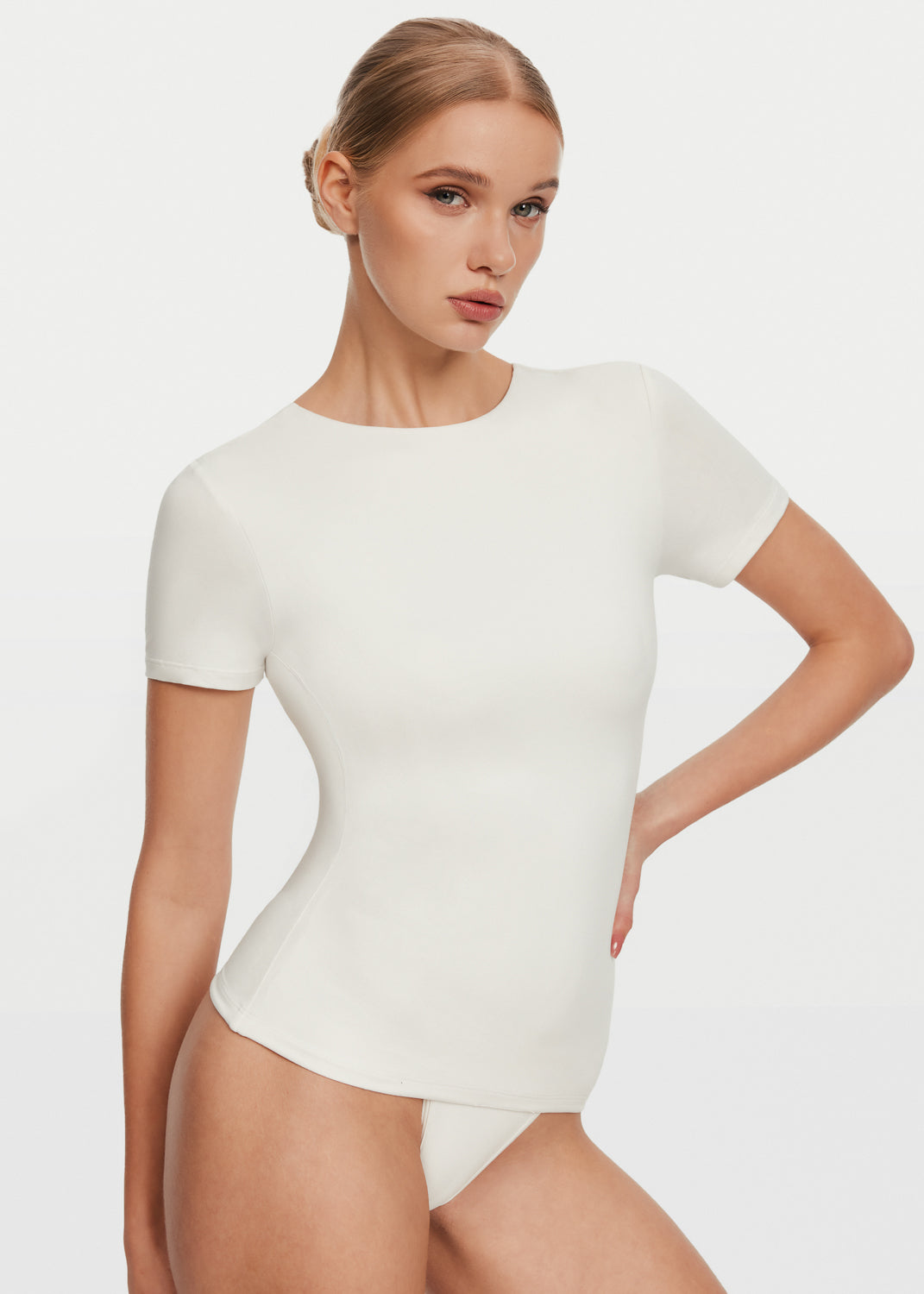 Women's Short Sleeve Crew Neck T-Shirt - Soft Cotton Basic Tee for Casual Wear, Workout & Everyday Outfits