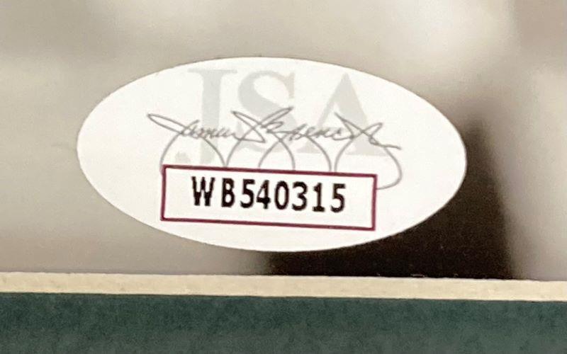 Brandon Graham Autographed Framed 11x14 Philadelphia Eagles Super Bowl LII Strip Sack Photo with JSA Certificate - Perfect for Eagles Fans, Sports Memorabilia Collectors & Man Cave Decor