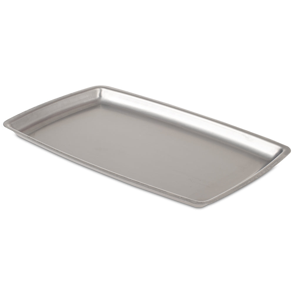 Premium Rectangular Stainless Steel Sizzle Platter - Durable Restaurant-Grade Serving Dish for Fajitas, Steak, Seafood & Sizzling Hot Meals
