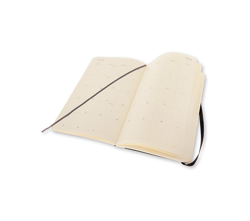Premium Moleskine Monthly Planner 2024 - 12 Month Soft Cover Notebook for Work, School & Personal Organization | Perfect for Journaling, Scheduling & Productivity Tracking