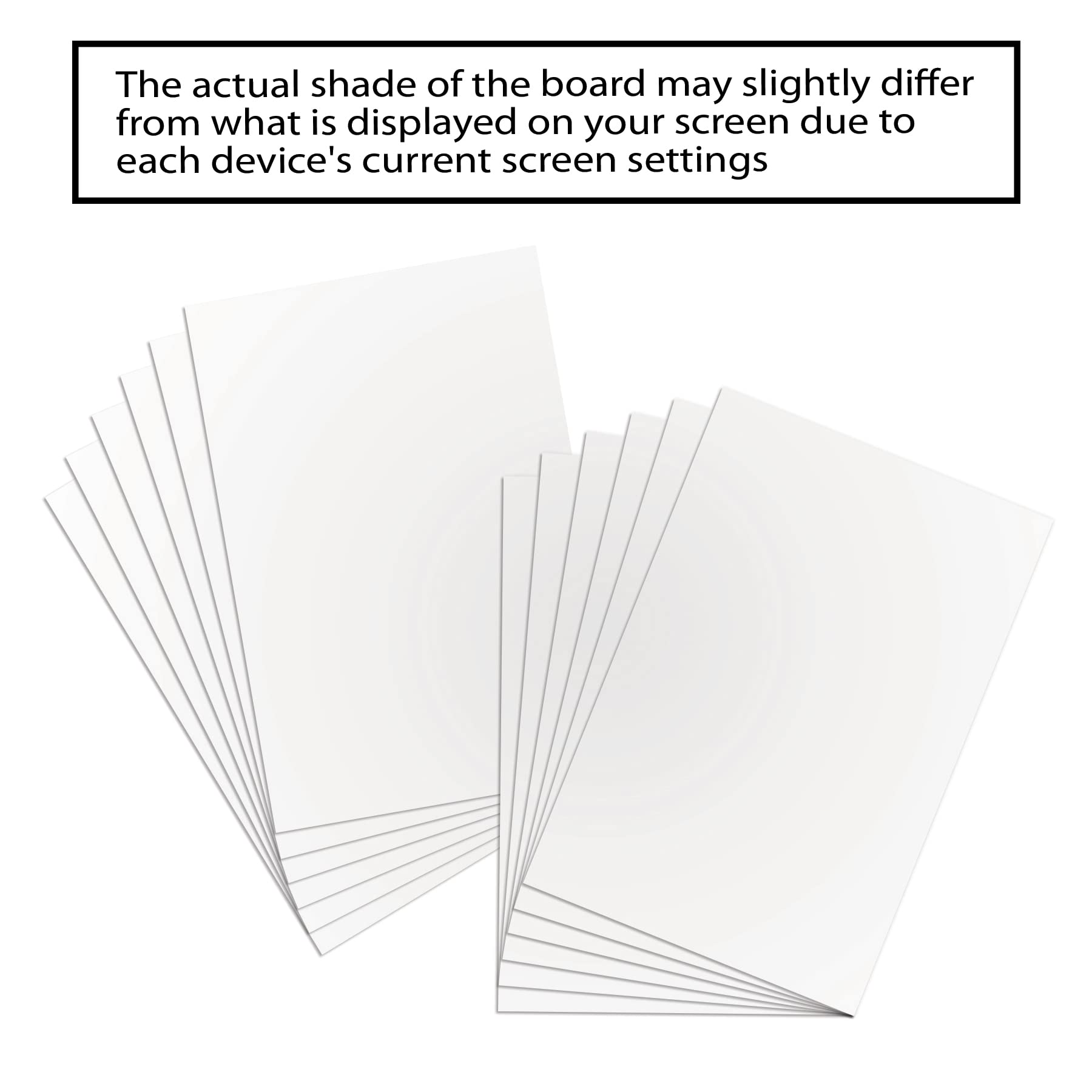 BAZIC White & Colored Poster Board 22