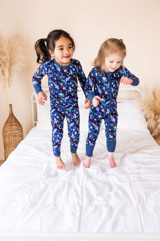 Space Oddity Zip Romper - Stylish & Comfortable Baby Jumpsuit for Playtime & Sleep | Perfect for Daycare, Outings & Photo Shoots