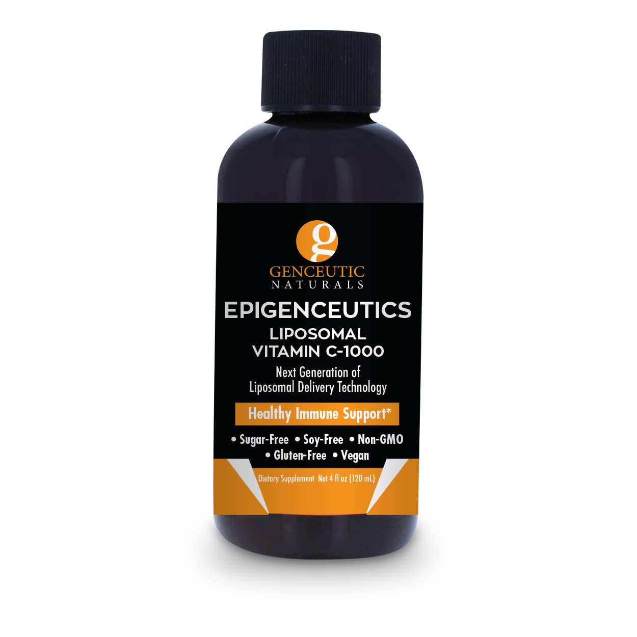 Epigenceutics Liposomal Vitamin C-1000 Liquid 4oz | Immune System Booster | Sugar-Free, Vegan, Non-GMO, Gluten-Free Supplement | Daily Wellness & Immune Support for Adults | Perfect for Travel & Busy Lifestyles