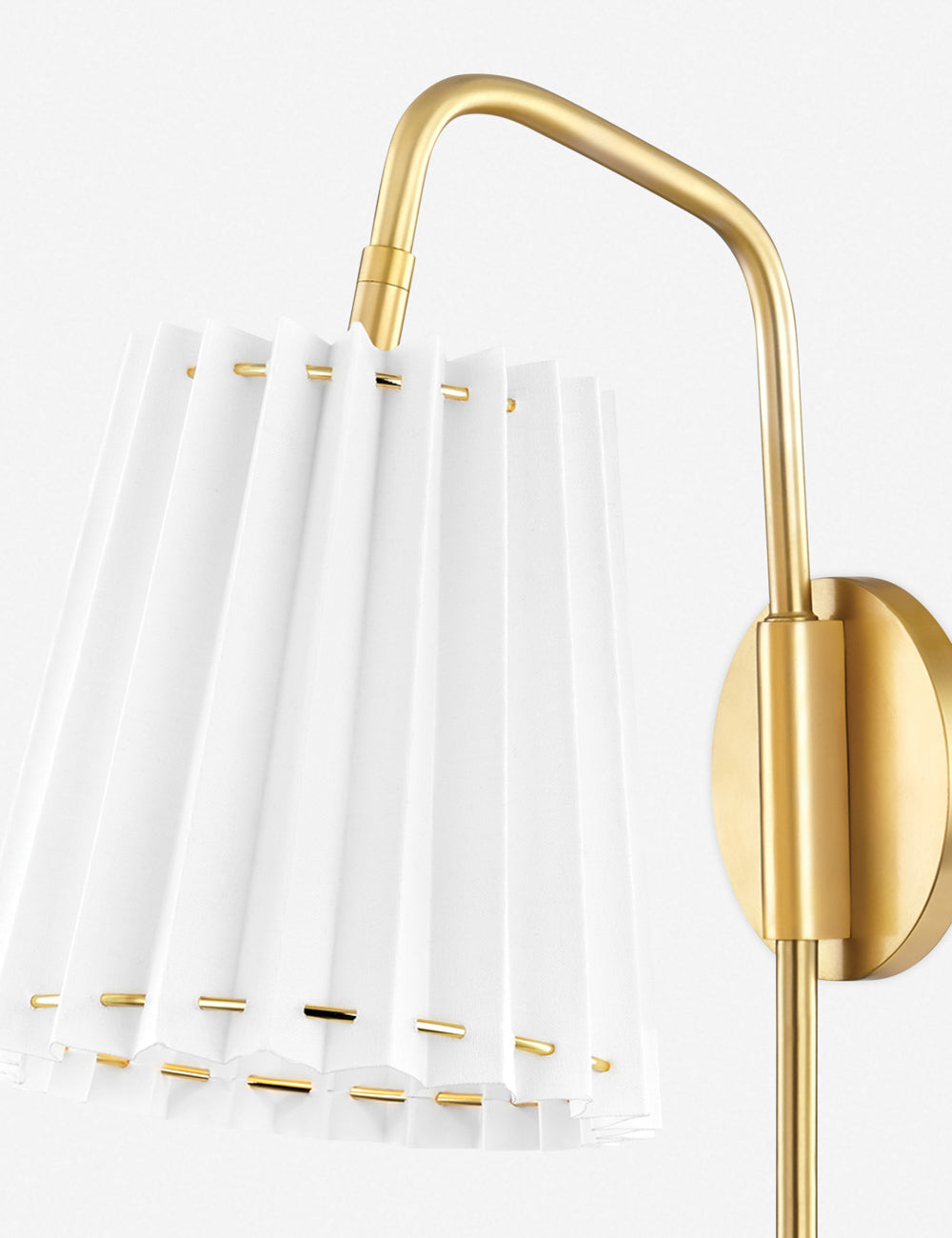 Cosette Plug In Wall Sconce - Modern Plug-in Light Fixture for Bedroom, Living Room & Hallway Lighting