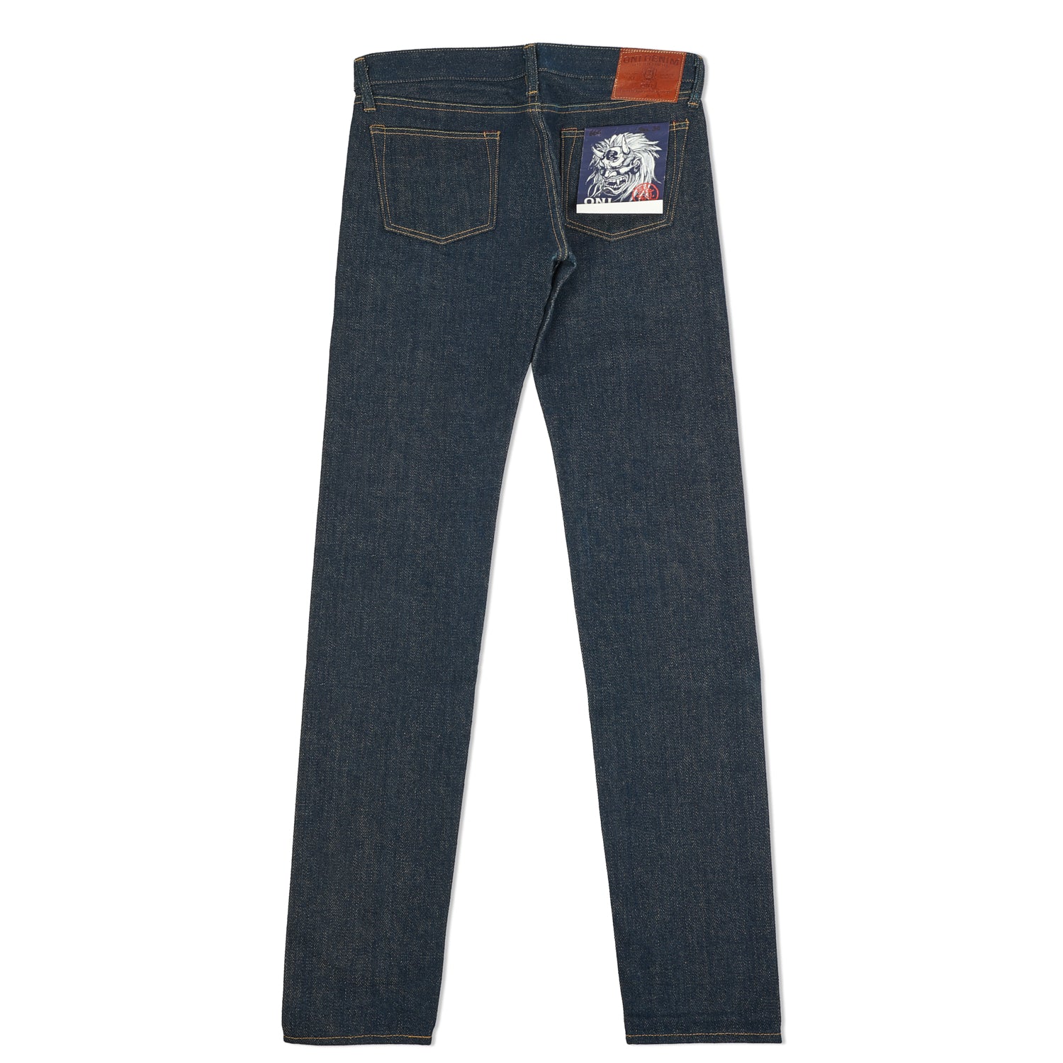 ONI 666ZR Secret Denim 20oz Slim Tapered Raw Selvedge Jeans for Men - Premium Japanese Denim, Comfortable & Durable - Perfect for Casual Wear, Street Style & Everyday Outfits