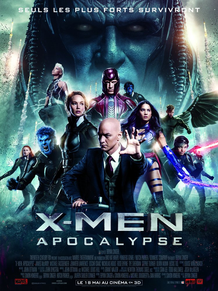 X-Men 6-Movie Blu-Ray Collection Box Set - X-Men, X2, The Last Stand, Days of Future Past, First Class, Apocalypse (Region A/B/C) - Perfect for Marvel Fans & Movie Night Marathon