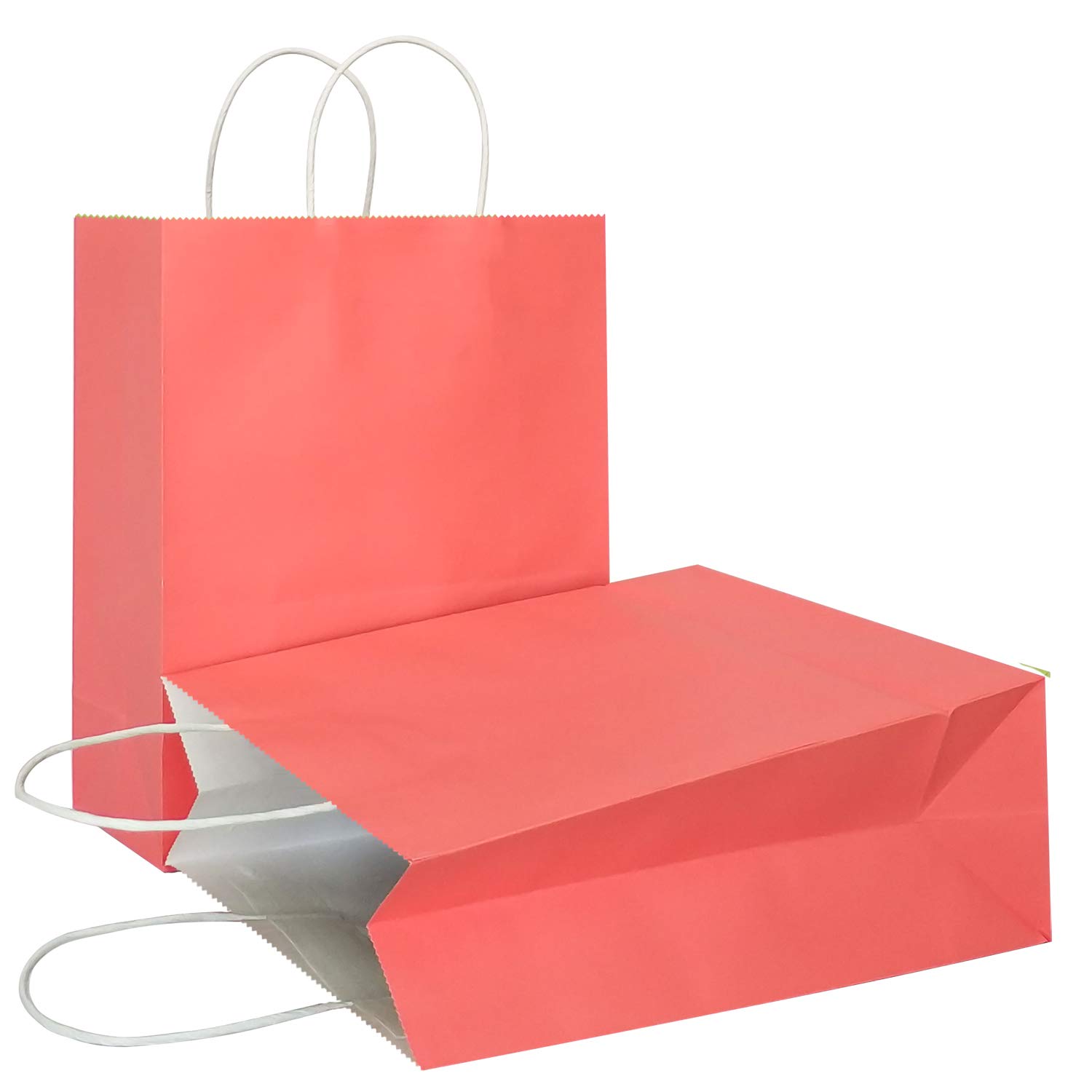 Premium AZOWA Large Kraft Paper Gift Bags with Handles - 10.2