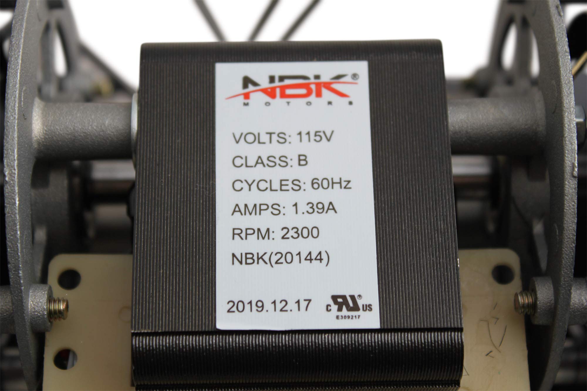 NBK 20144 Convection Blower Fan Motor Replacement - Compatible with 80P20003-R for Ovens, Dryers & HVAC Systems - High Performance Cooling & Ventilation Solution