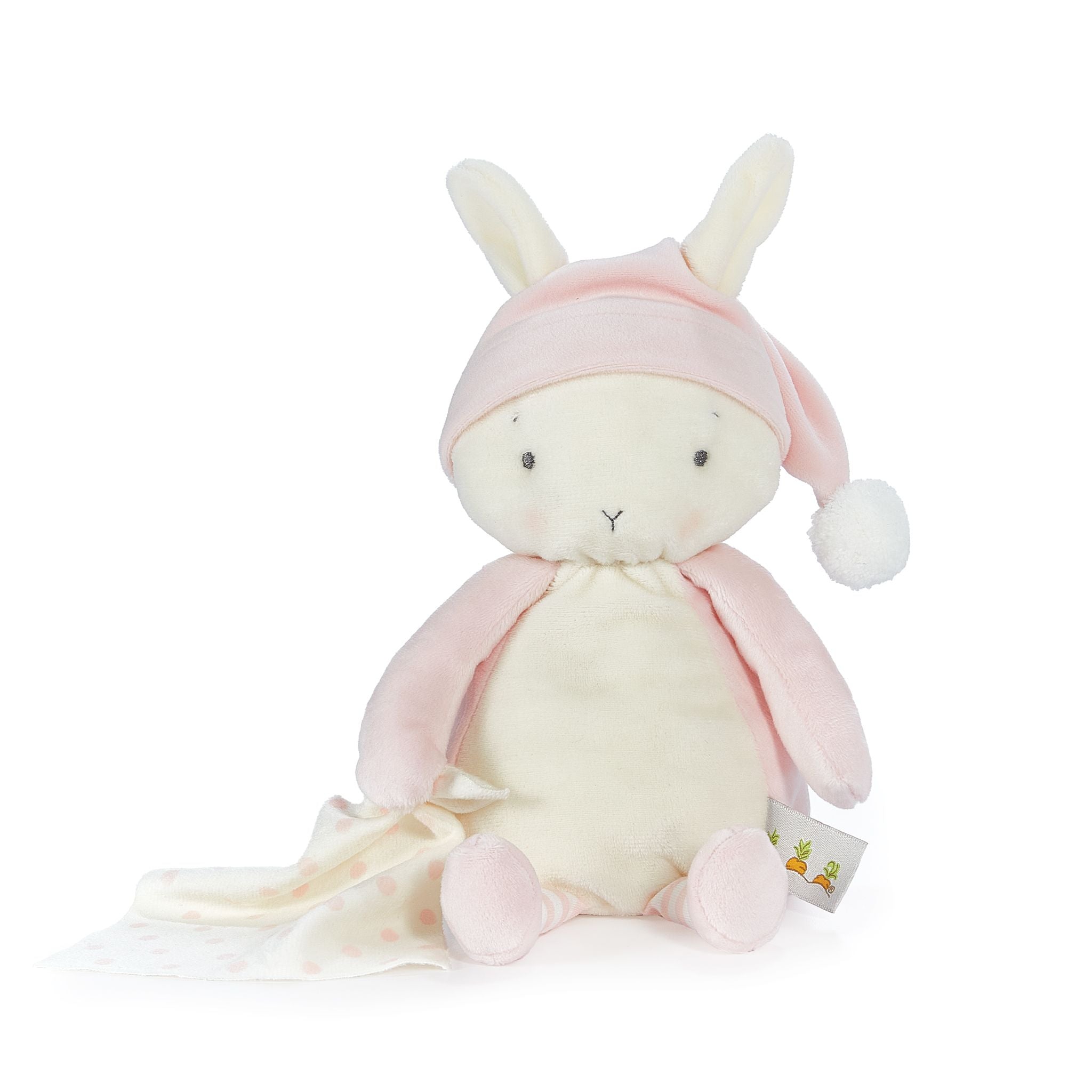 Sleepy Blossom Bunny Plush Toy - Soft & Cute Stuffed Animal for Kids, Nursery Decor & Baby Shower Gifts - Perfect for Cuddling, Bedtime Comfort & Nursery Room Decorations