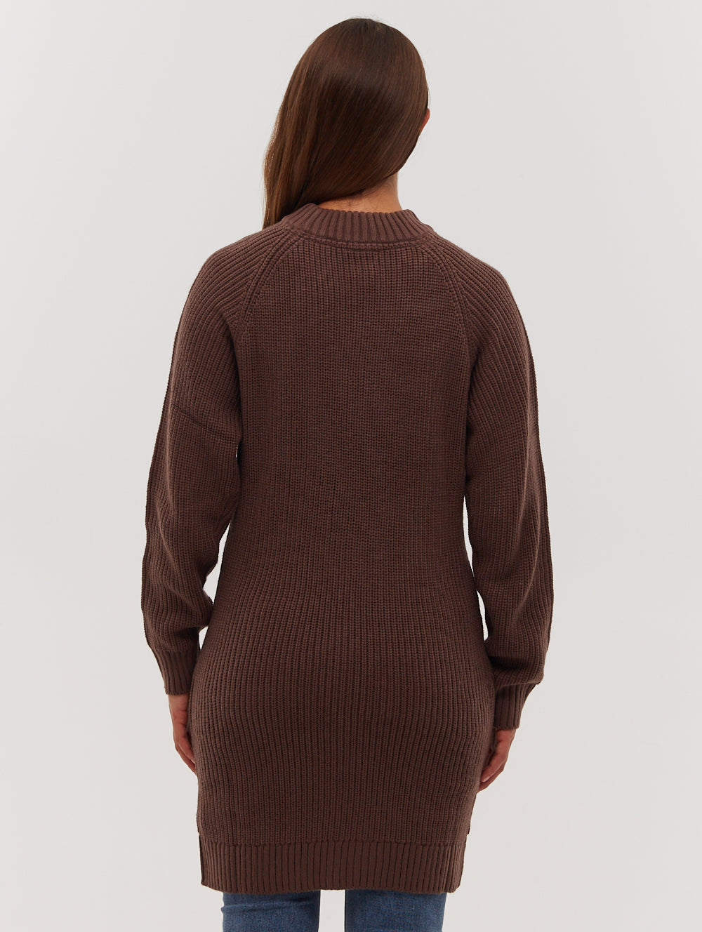 Karlie Rib Knit Sweater Dress for Women - Cozy Long Sleeve Bodycon Mini Dress - Perfect for Fall Winter, Date Night & Office Wear