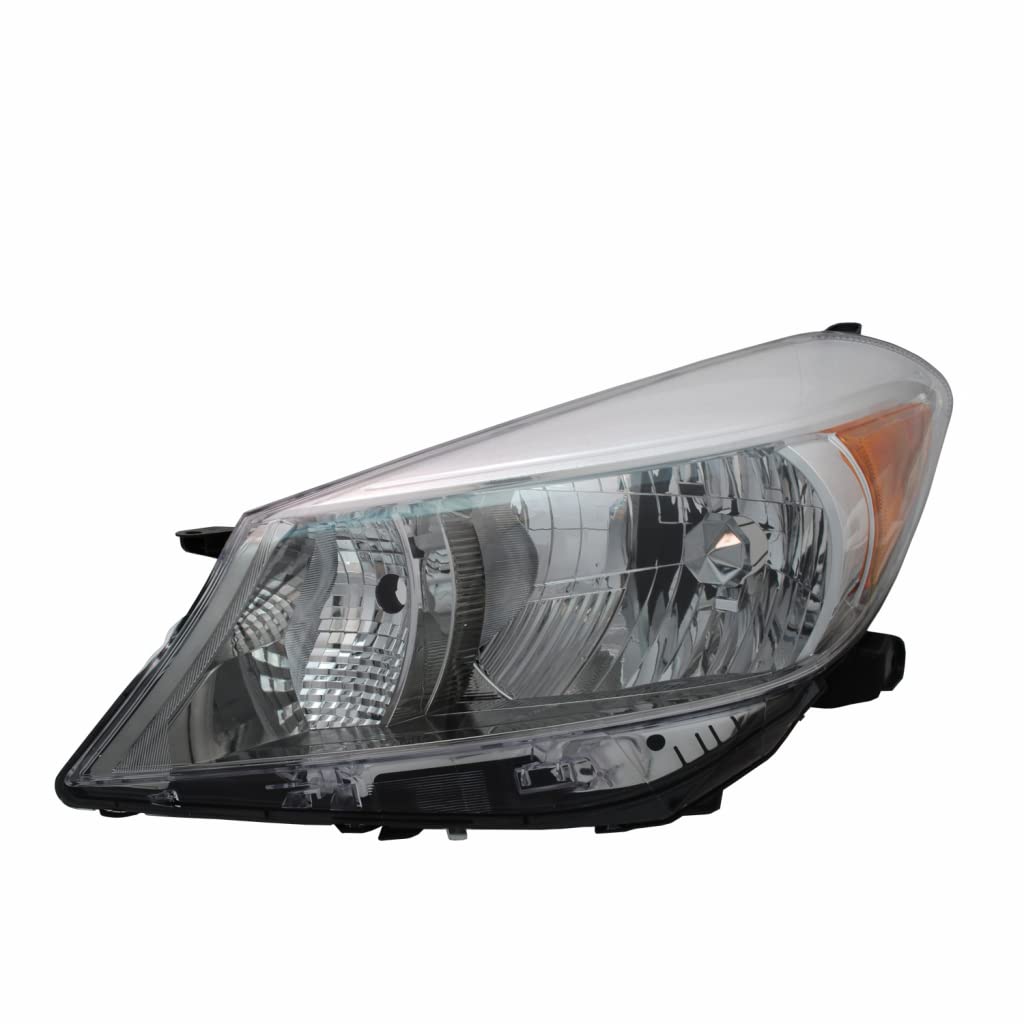CarLights360: 2012-2013 Toyota Yaris Headlight Assembly - Driver Side | CAPA Certified | TO2518132 | Perfect for Night Driving & Auto Replacement Parts