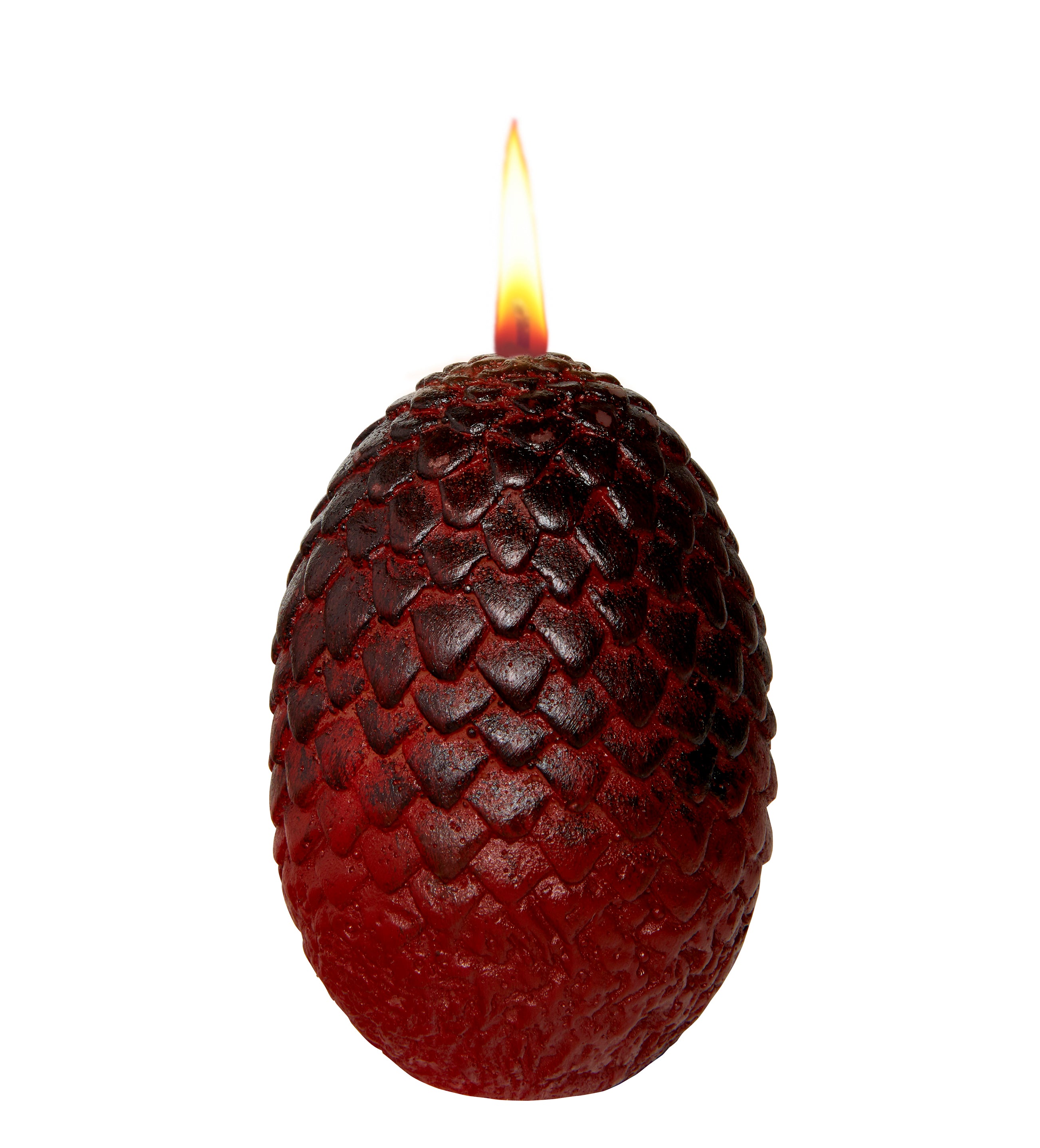 Game of Thrones Dragon Egg Candle - Handcrafted Red Decorative Scented Candle for Home Decor, Gift & Medieval Fantasy Theme Parties