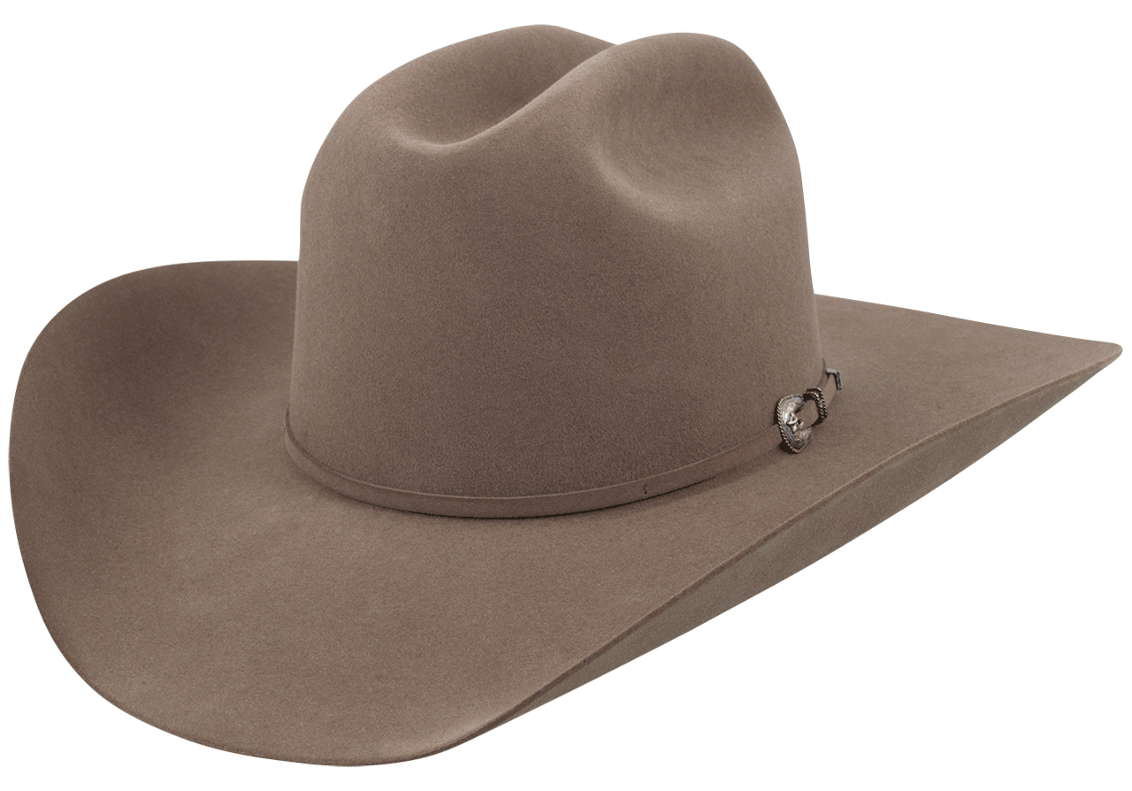 American Hat Co. 200X Pecan Felt Cowboy Hat for Men - Western Style Rancher Hat with 4
