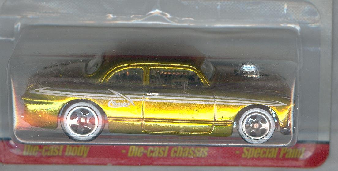 Hot Wheels 2006 Classics Series 3 GOLD Shoe Box 1:64 Scale Die-Cast Car - Rare Collectible for Display, Gifts & Racing Fun