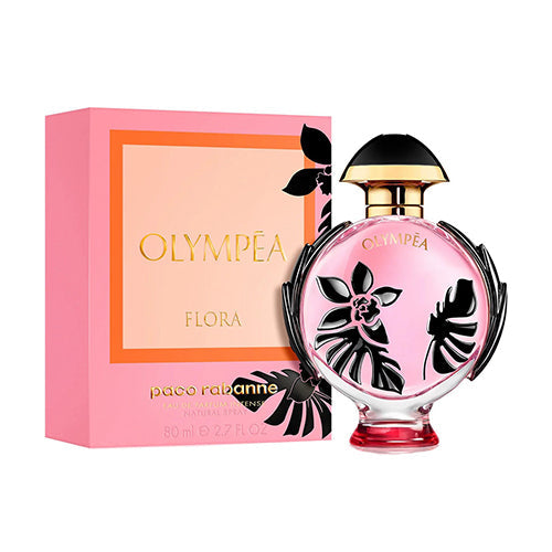Paco Rabanne Olympea Flora Eau de Parfum 80ml for Women - Floral Perfume for Daytime & Evening Wear