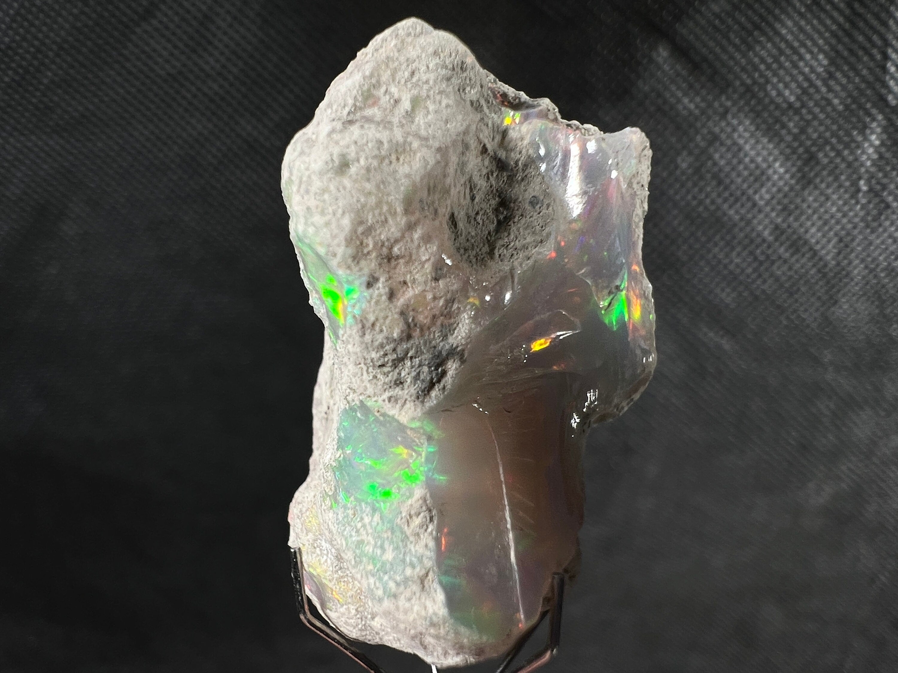 Premium 4A+ Welo Opal Raw Crystal - Certified Cutting Grade Opal for Jewelry Making (50632) - Perfect for Rings, Necklaces & DIY Gemstone Crafts
