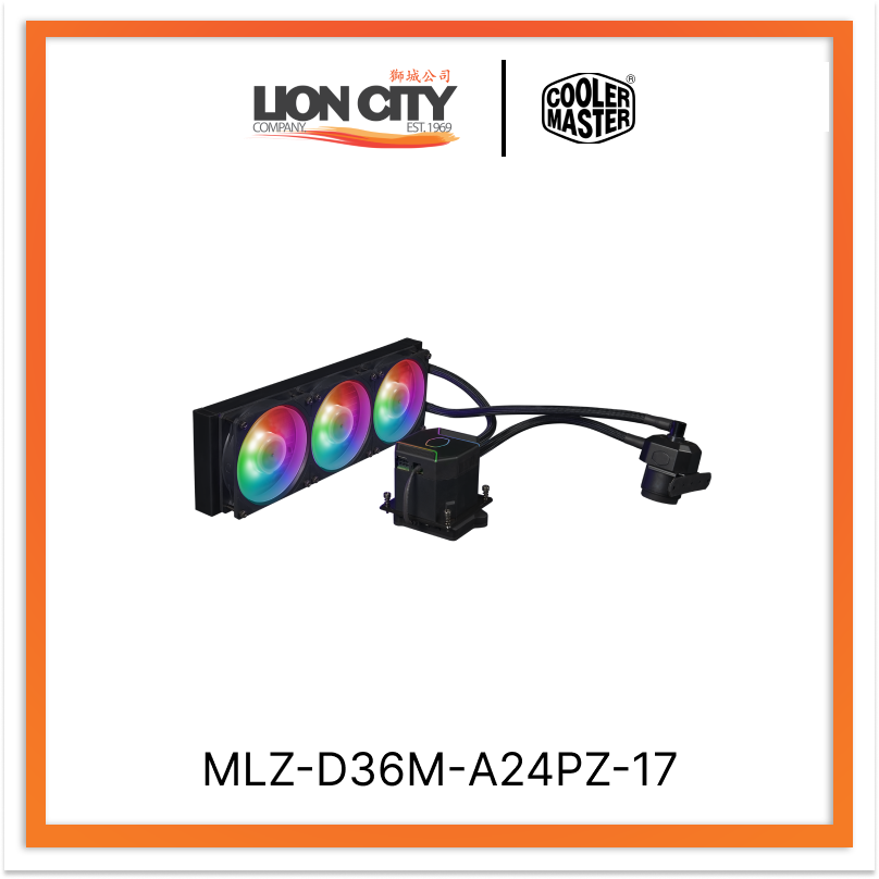 Cooler Master ML360 Sub-Zero EVO Liquid CPU Cooler - 360mm AIO RGB Water Cooling System for Intel/AMD, 5-Year Warranty - Perfect for Gaming PCs, Overclocking & High-Performance Builds