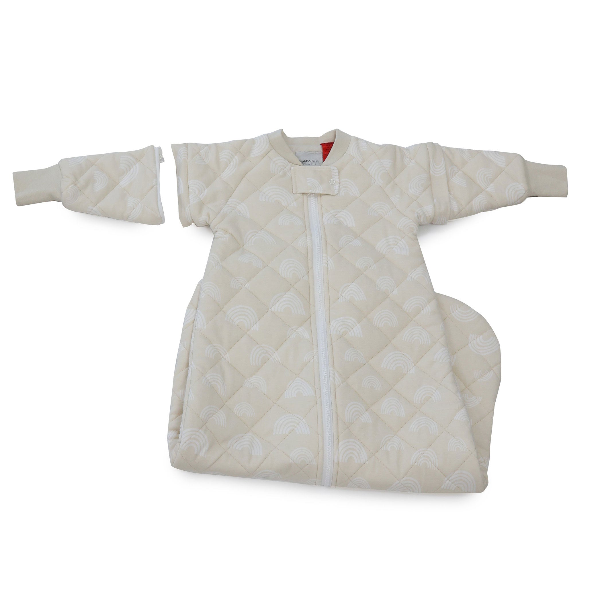 Nordic 2.5 TOG & 3.5 TOG Baby Sleep Suit and Convertible Sleep Bag Bundle - Sand Color - Perfect for Newborns and Toddlers in All Seasons