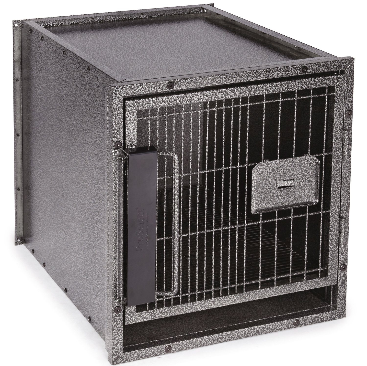 ProSelect Small Modular Dog Kennel Cage - Graphite Color, Portable & Durable Pet Crate for Home, Travel, and Outdoor Use