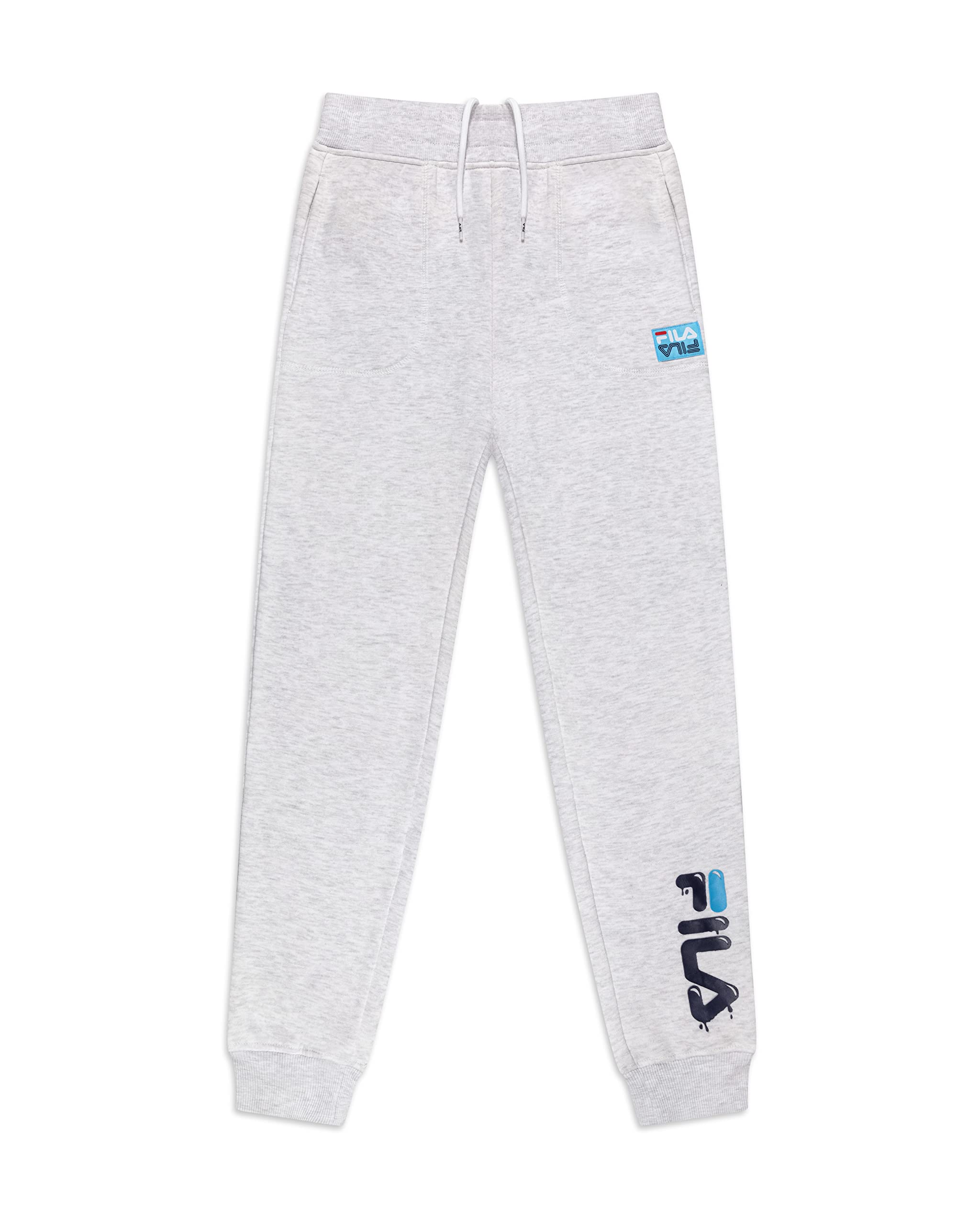 Fila Boys' Fleece Athletic Stretch Jogger Sweatpants - Big Kids Activewear for Sports & Casual Wear - Perfect for Running, Gym, and Everyday Comfort