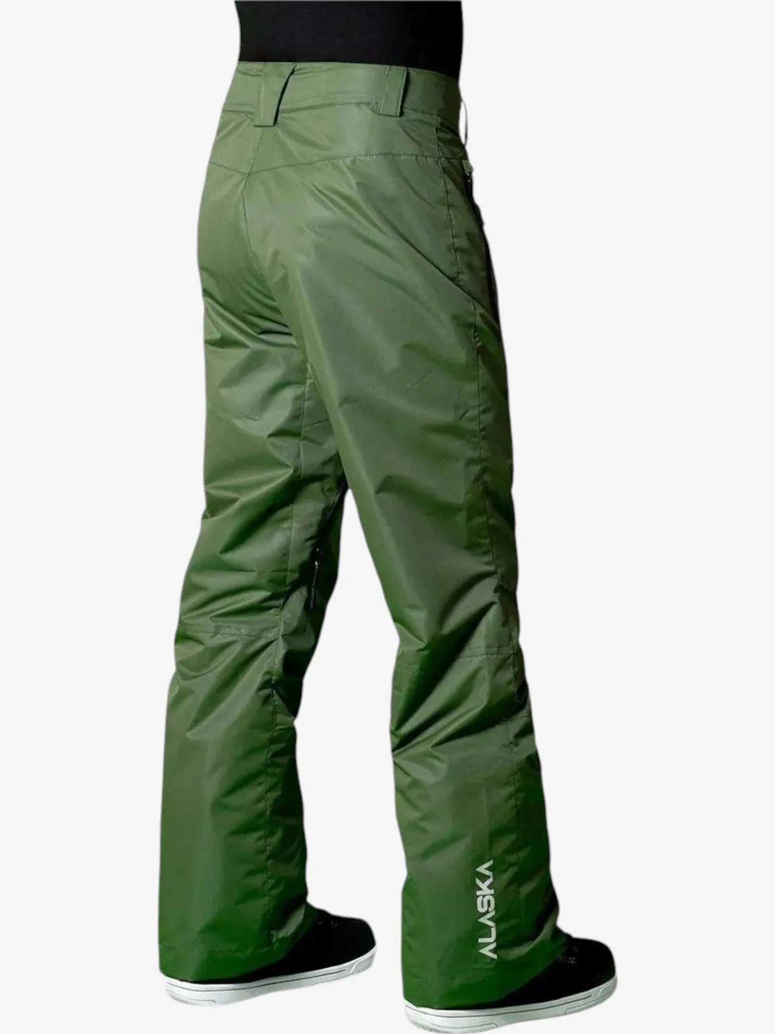 Alaska Snow Amancay 8k Green Waterproof Winter Pants - Insulated Snowboarding Ski Trousers for Men & Women - Perfect for Skiing, Hiking & Cold Weather Outdoor Activities