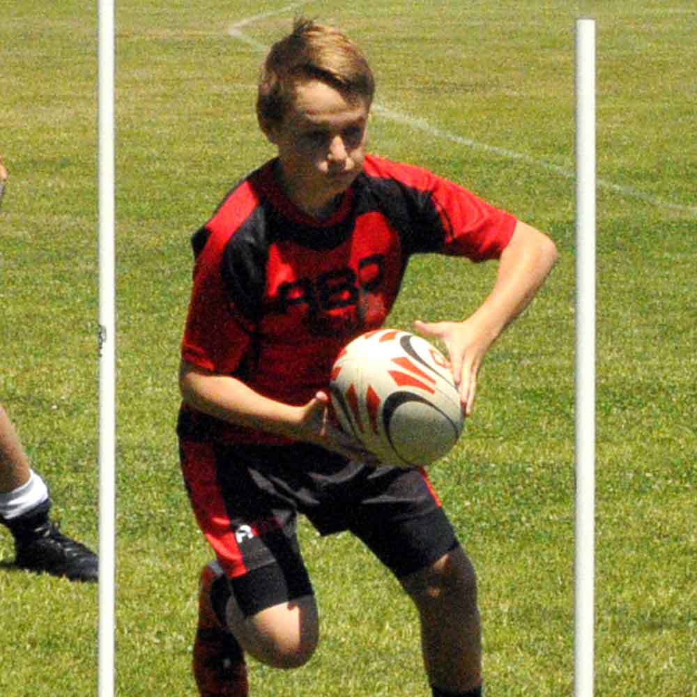 Junior Rugby Coaching Pack for Kids Ages 11-13 Years | Youth Rugby Training Equipment | Perfect for School Teams & Youth Leagues