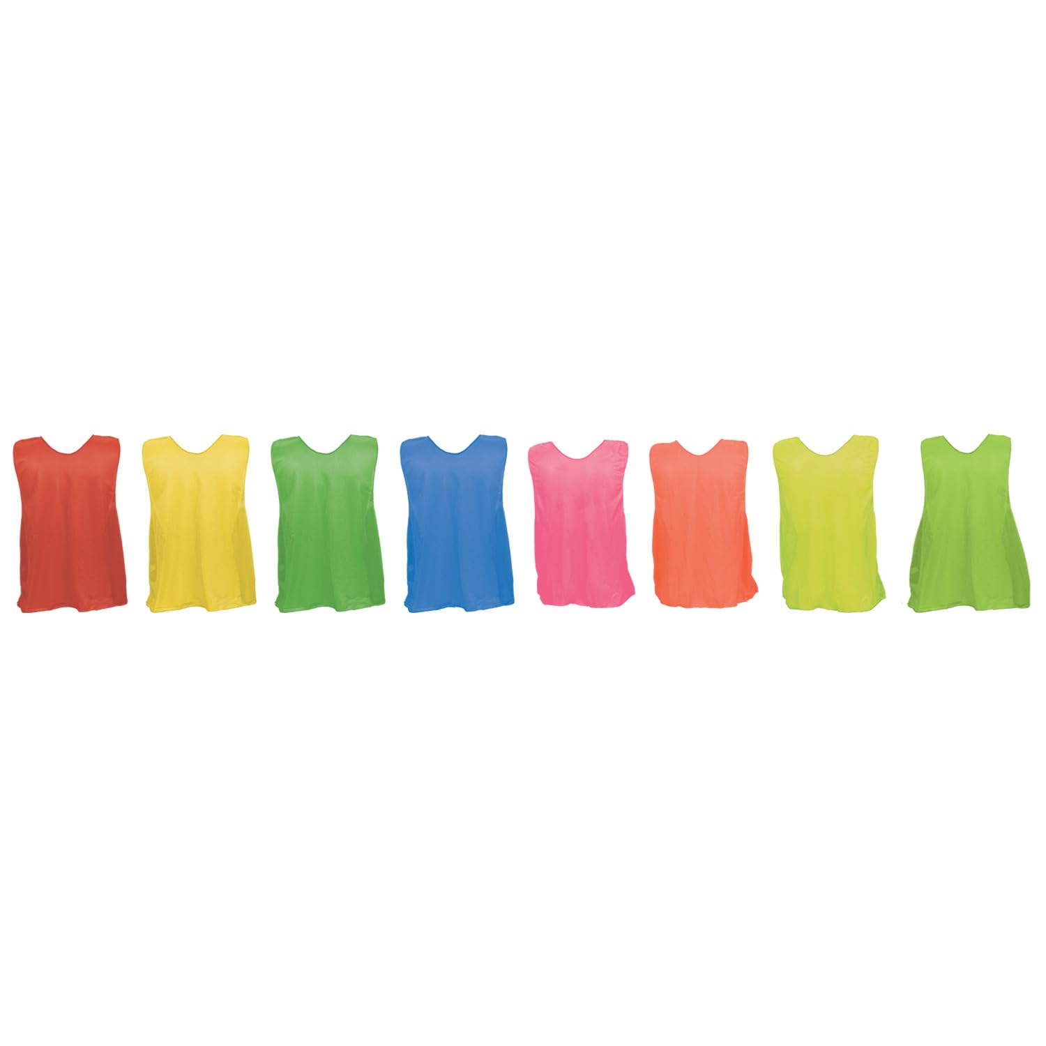 Champion Sports Solid Mesh Adult Practice Vest - Breathable Training Jersey for Football, Soccer & Basketball - Perfect for Team Sports, Gym Workouts & Outdoor Activities