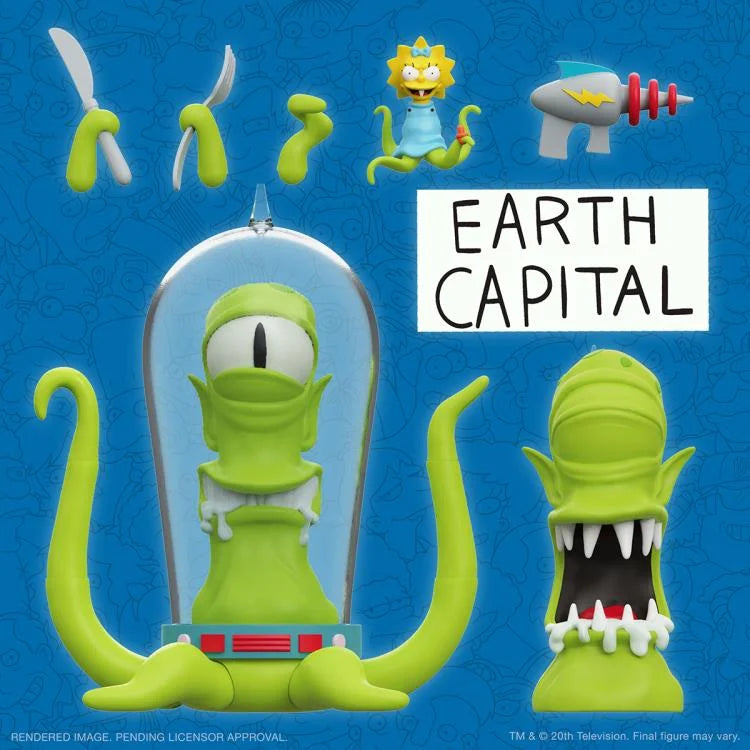 The Simpsons ULTIMATES! Kang Action Figure - Collectible Toy for Fans, Display & Home Decor