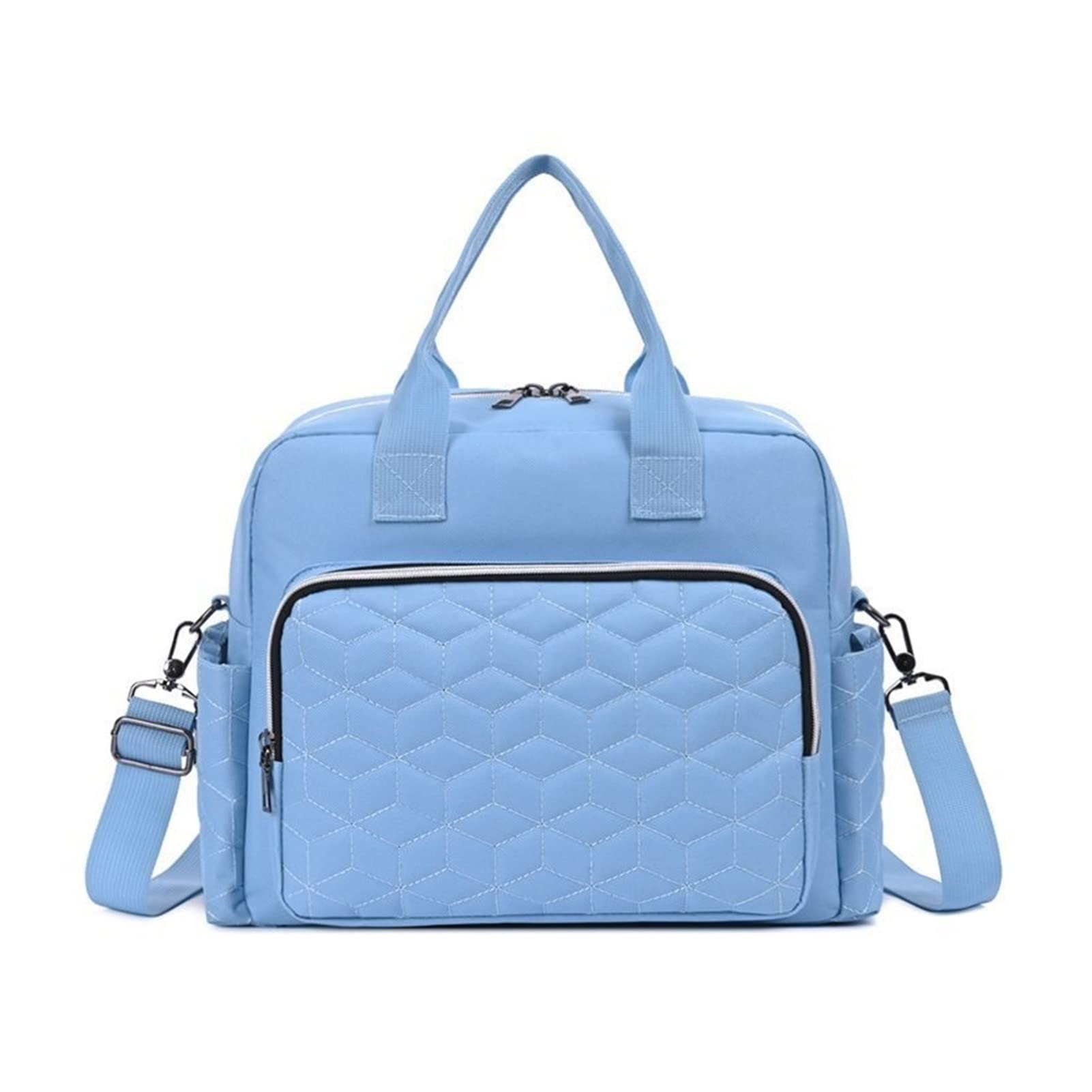 **Waterproof Baby Diaper Backpack for Moms - Large Travel Nappy Bag with Wet/Dry Pockets - Lightweight & Durable Diaper Changing Tote for Women - Perfect for Outings, Daycare & Travel (Blue)**