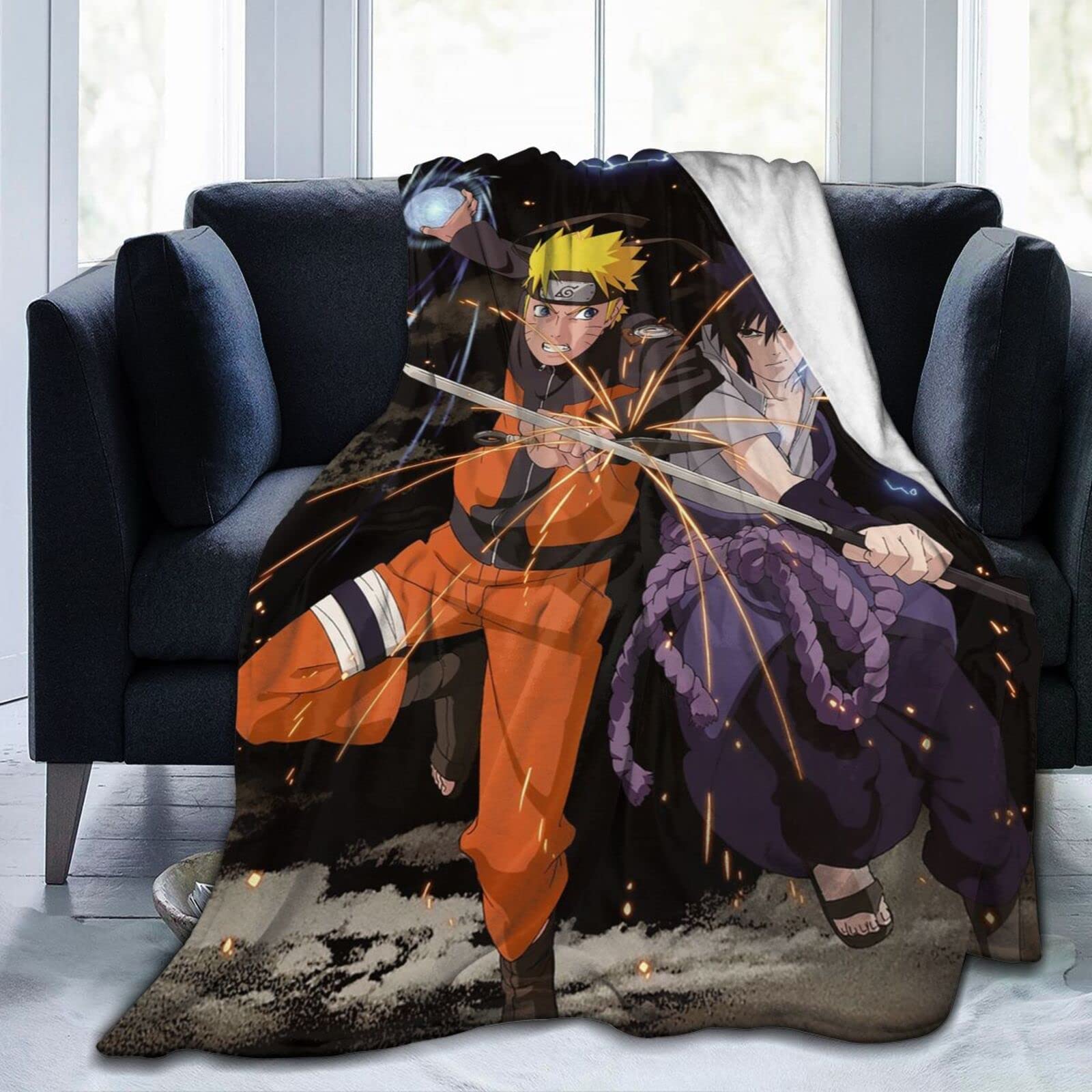 TIANKE Anime Blanket - Lightweight Super Soft Flannel Throw Blanket for Bed, Sofa, Travel & Camping - 50x40 Inches - Perfect Gift for Kids & Adults (Style NO.17) - Great for Cozy Nights, Movie Time & Outdoor Adventures